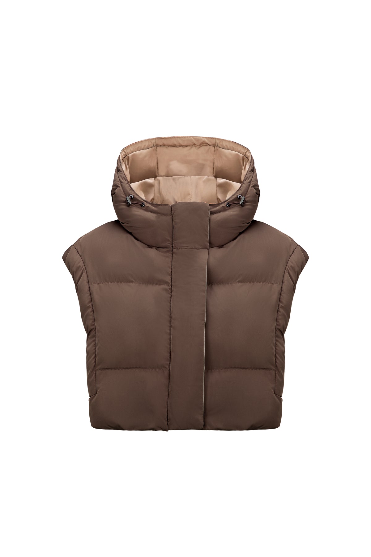 Reversible belted coat in Brown
