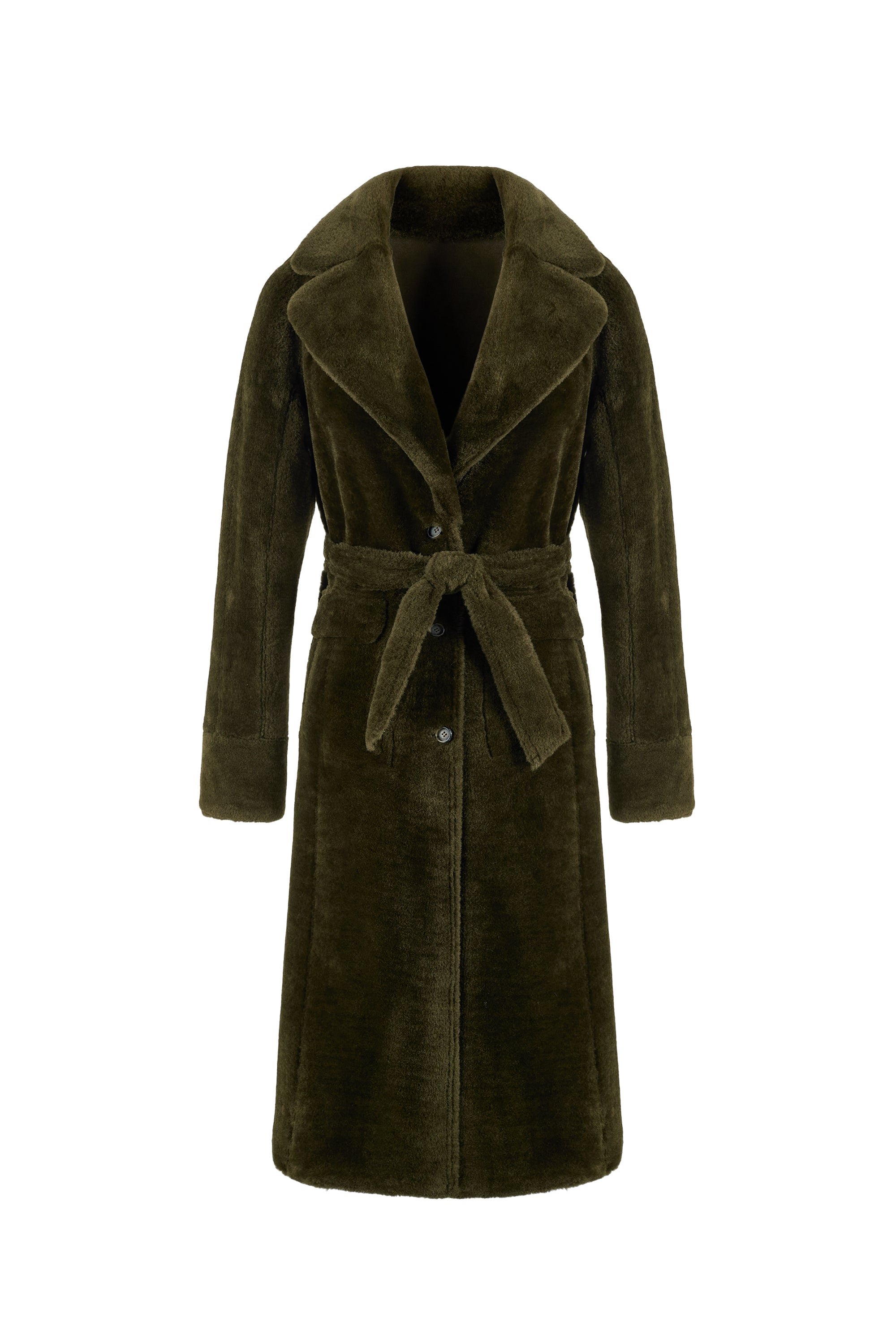 Khaki teddy coat hotsell