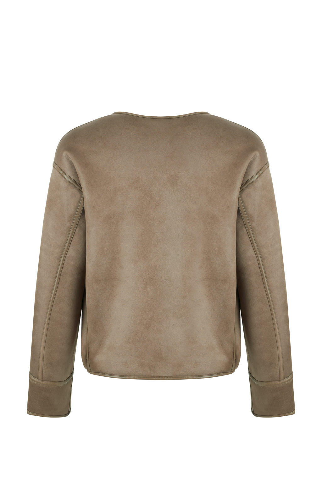 Reversible Blouson in Taupe
