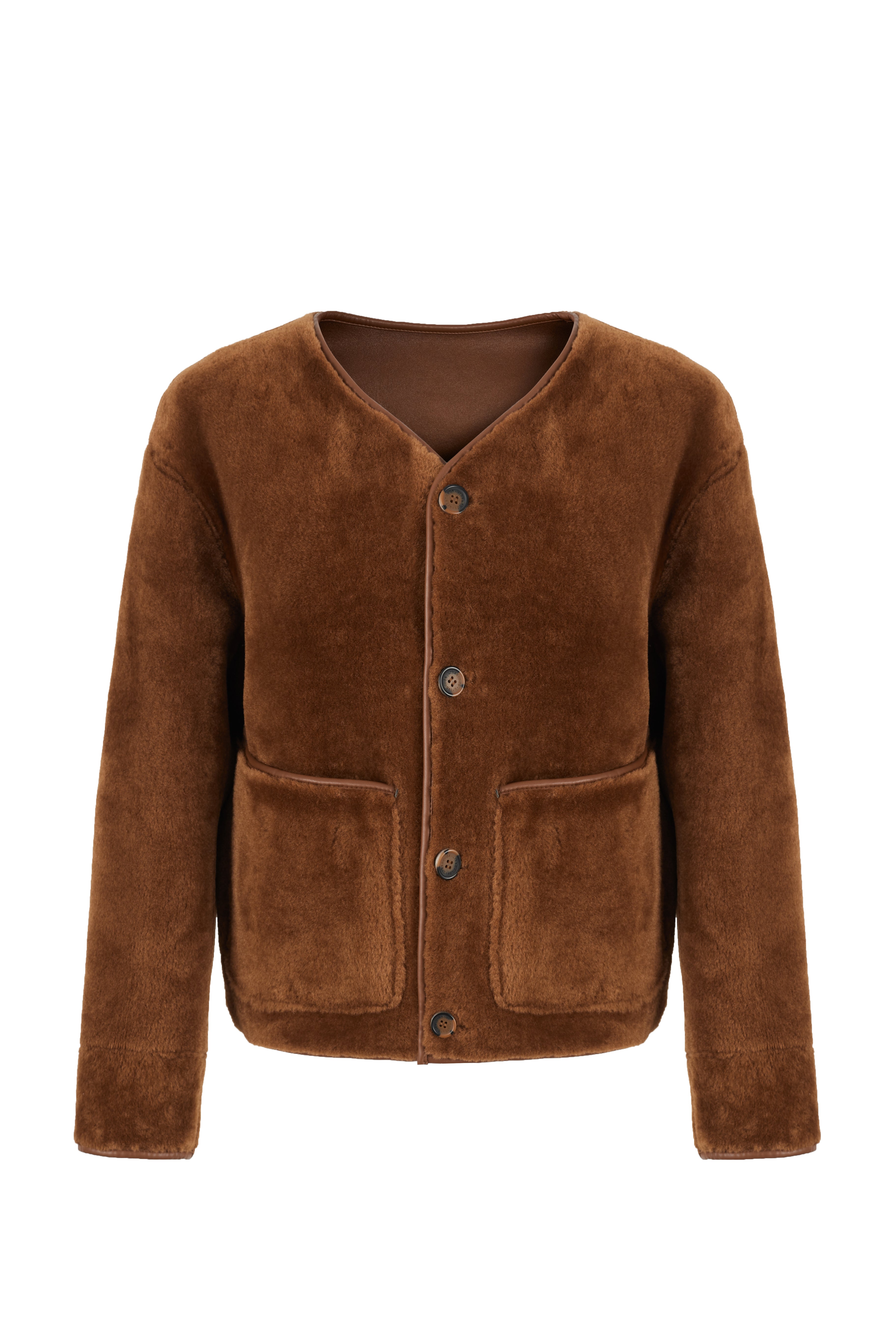 Reversible Blouson in Toffee
