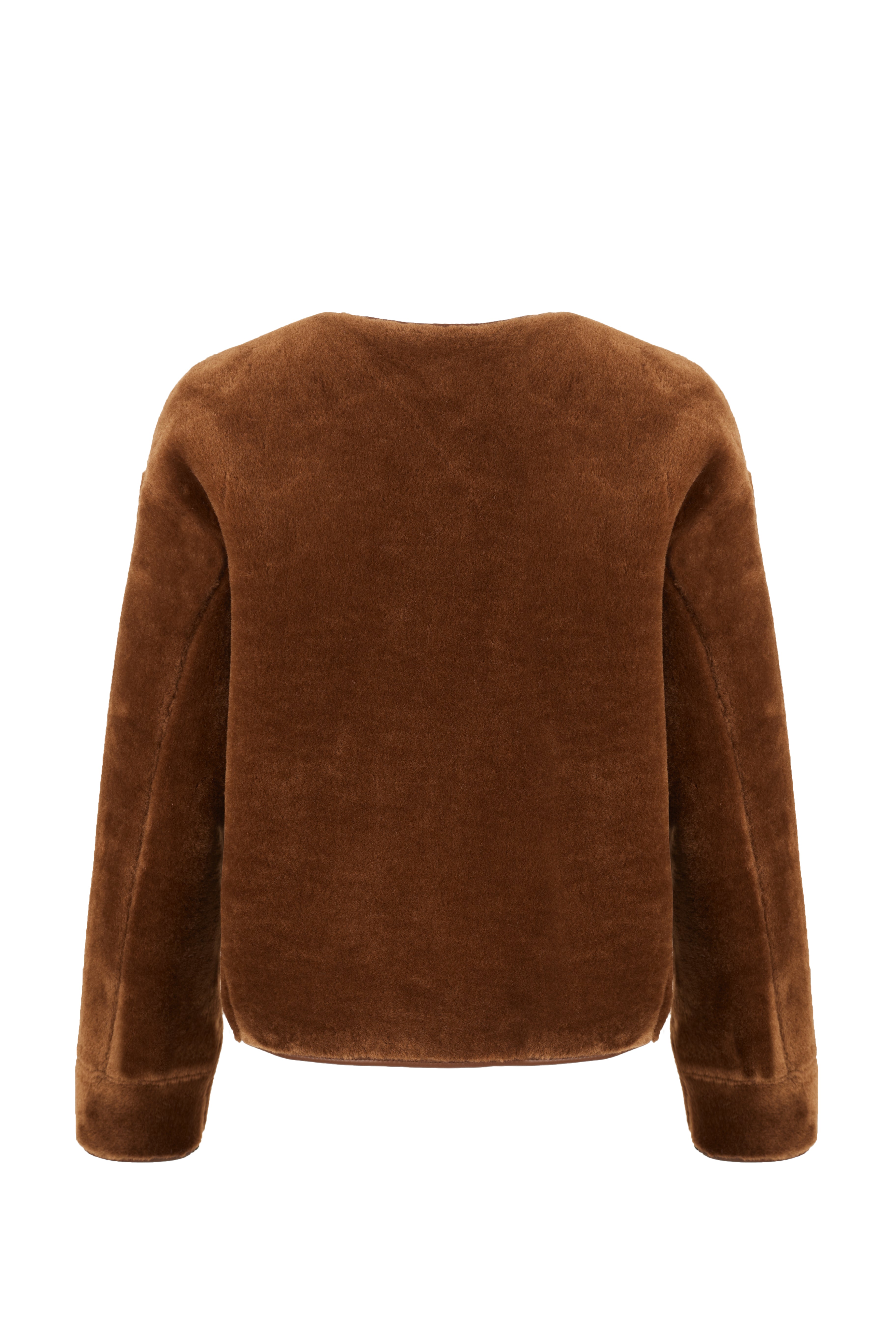 Reversible Blouson in Toffee