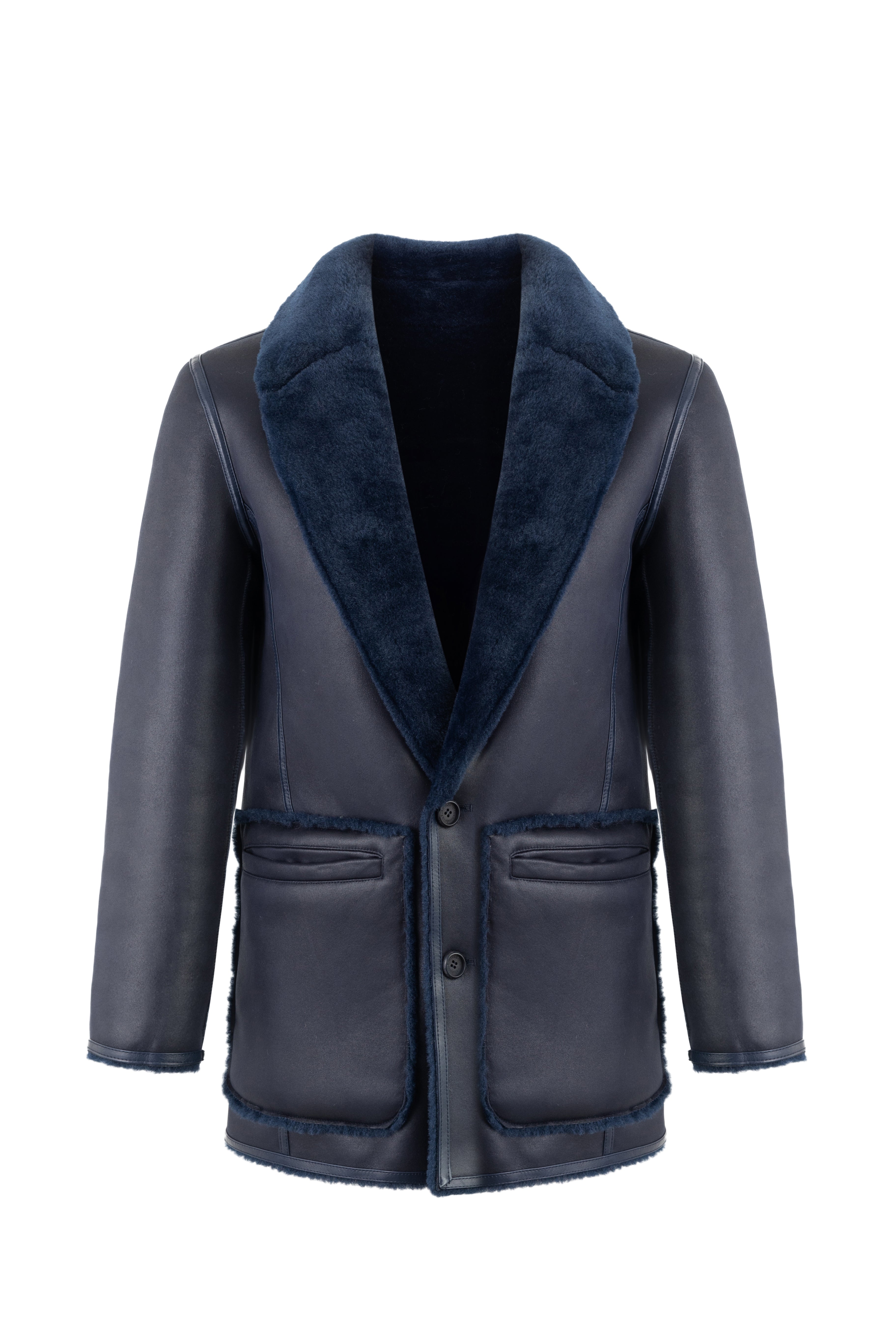 Reversible Blazer in Navy