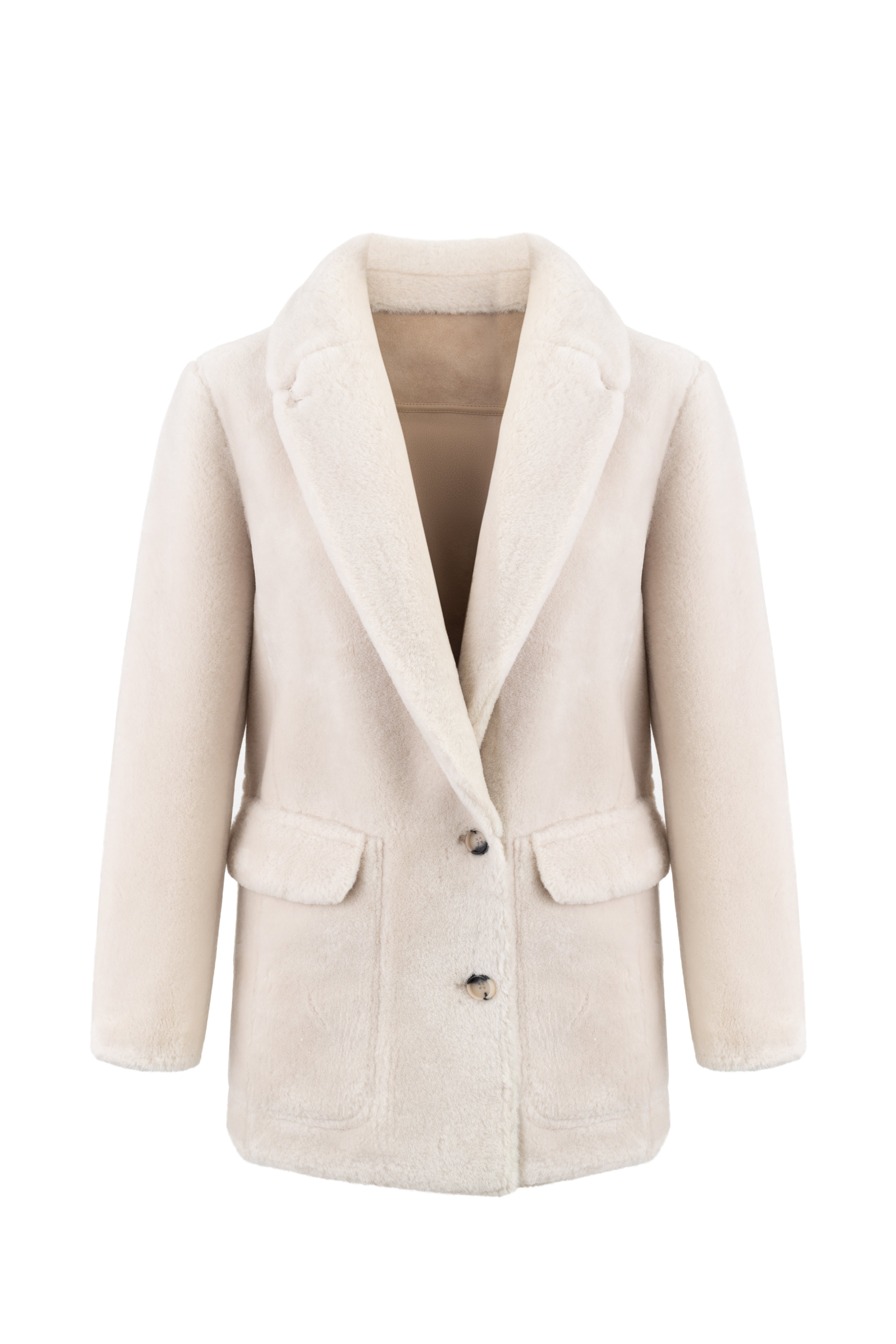 Reversible Blazer in Rice