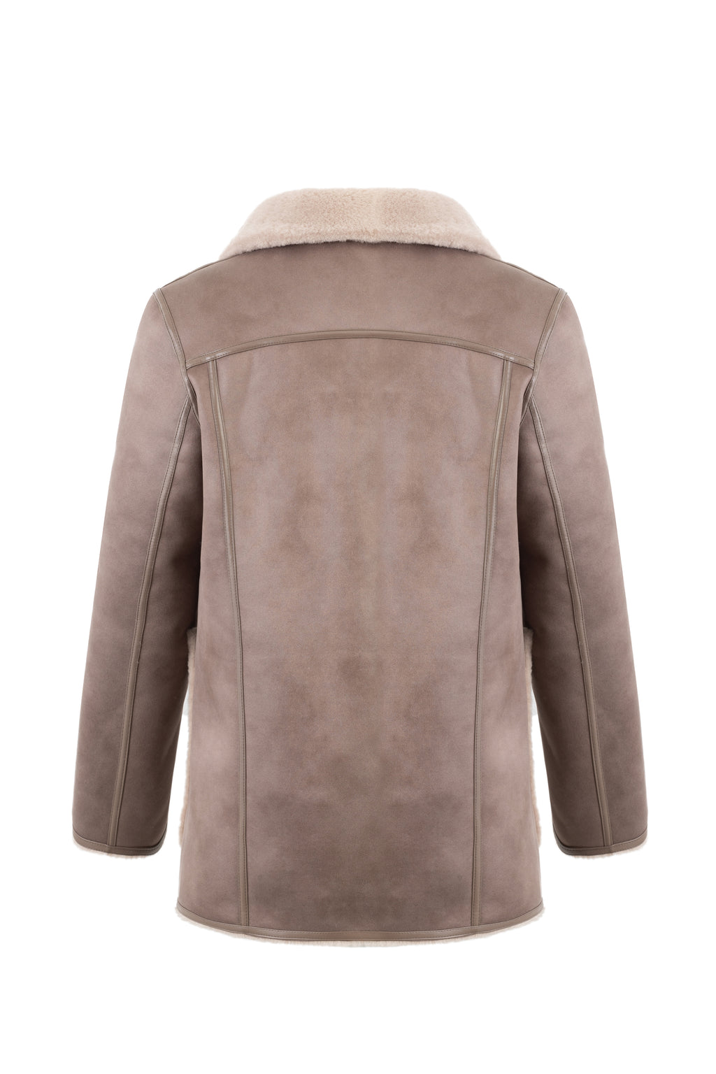 Reversible Blazer in Taupe