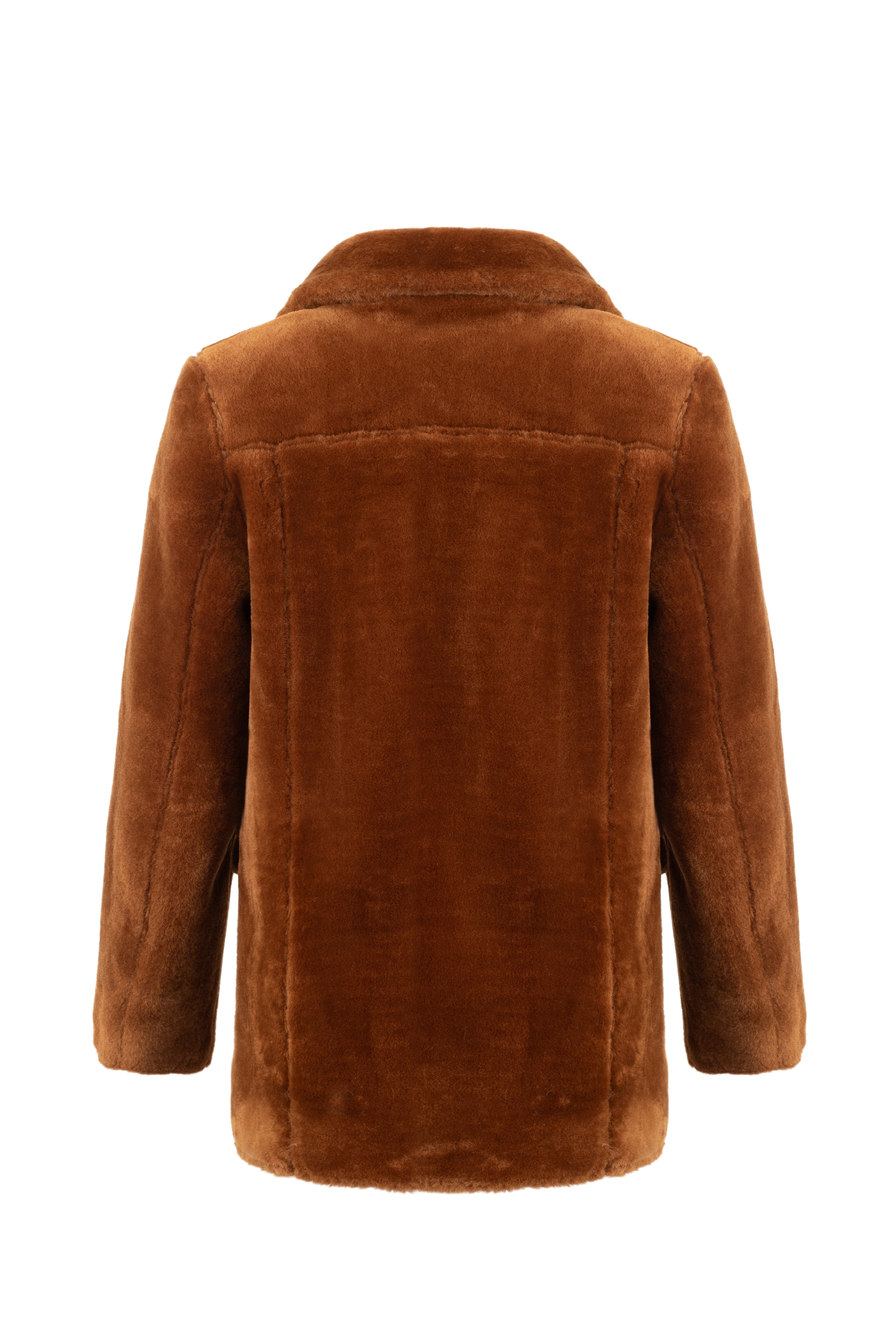 Reversible Blazer in Toffee