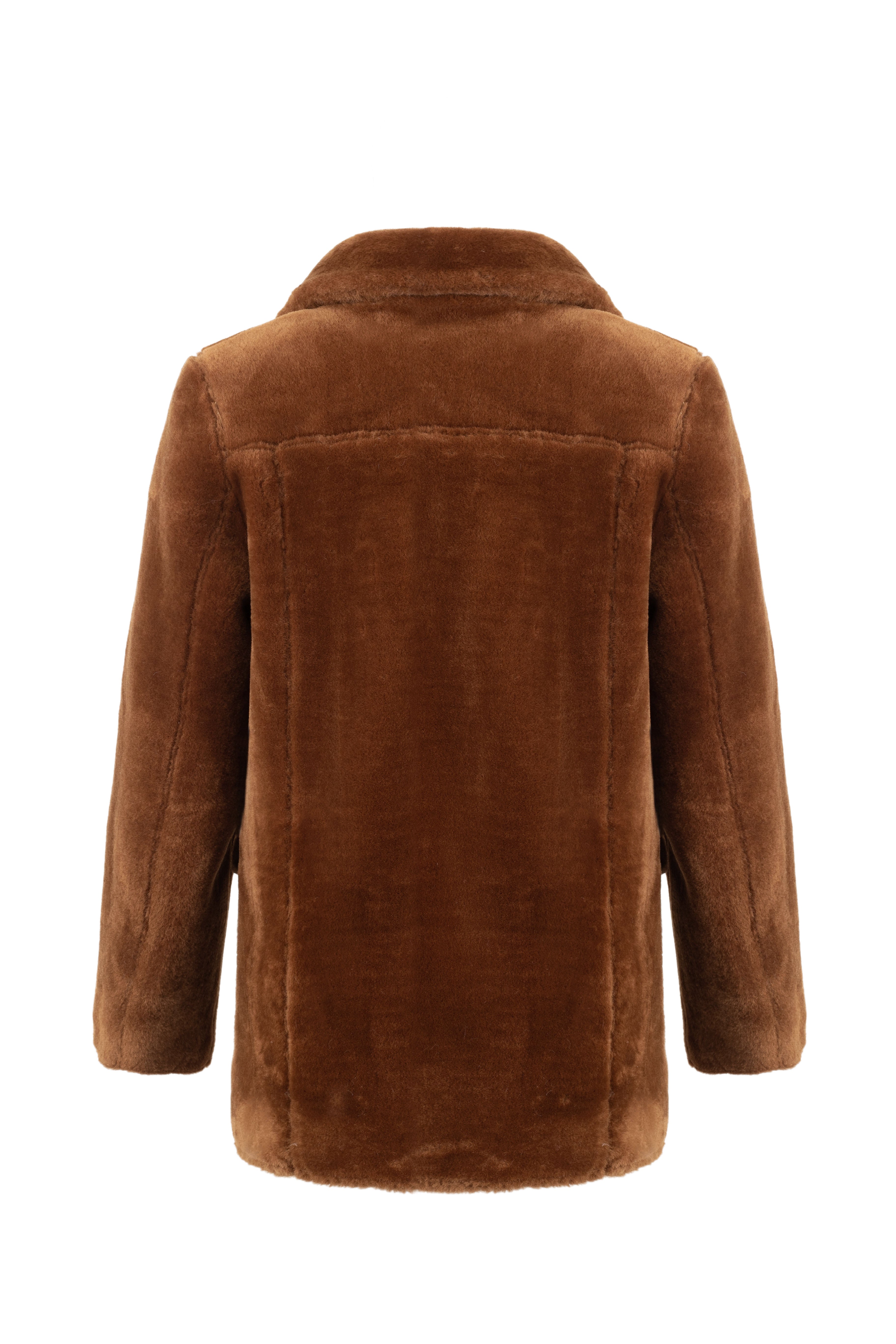 Reversible Blazer in Toffee