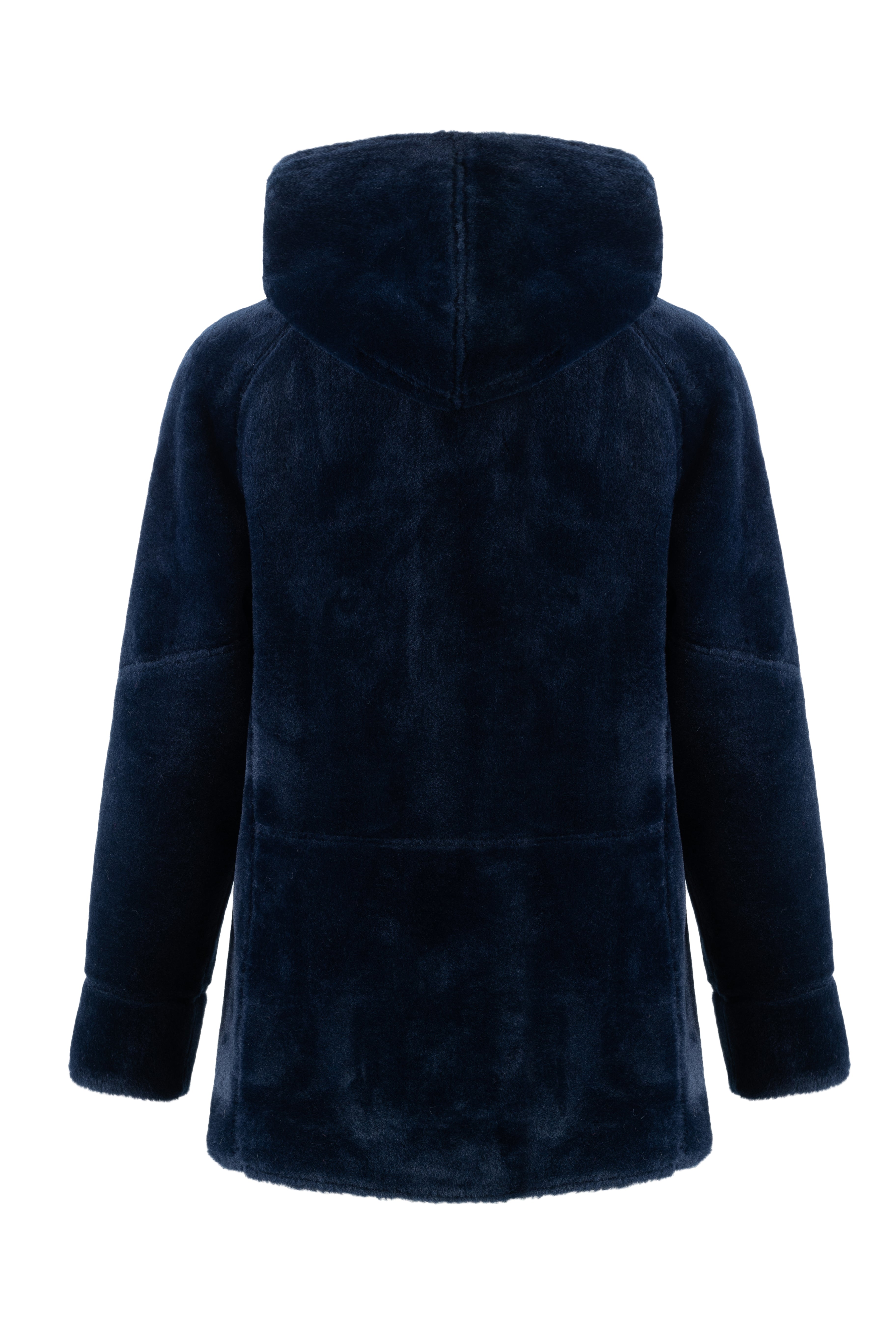 Reversible Hooded Jacket in Navy