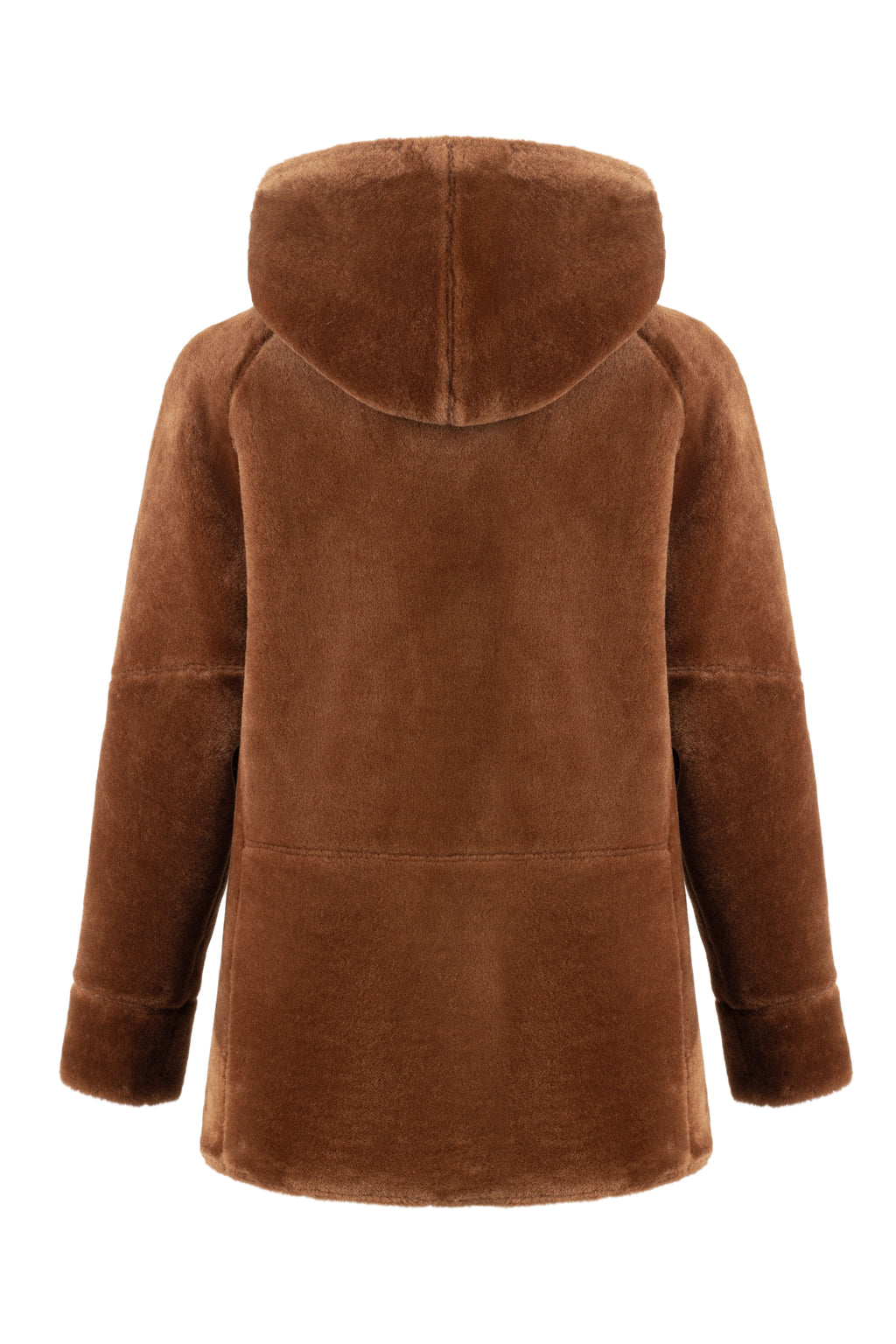 Reversible Hooded Jacket in Toffee