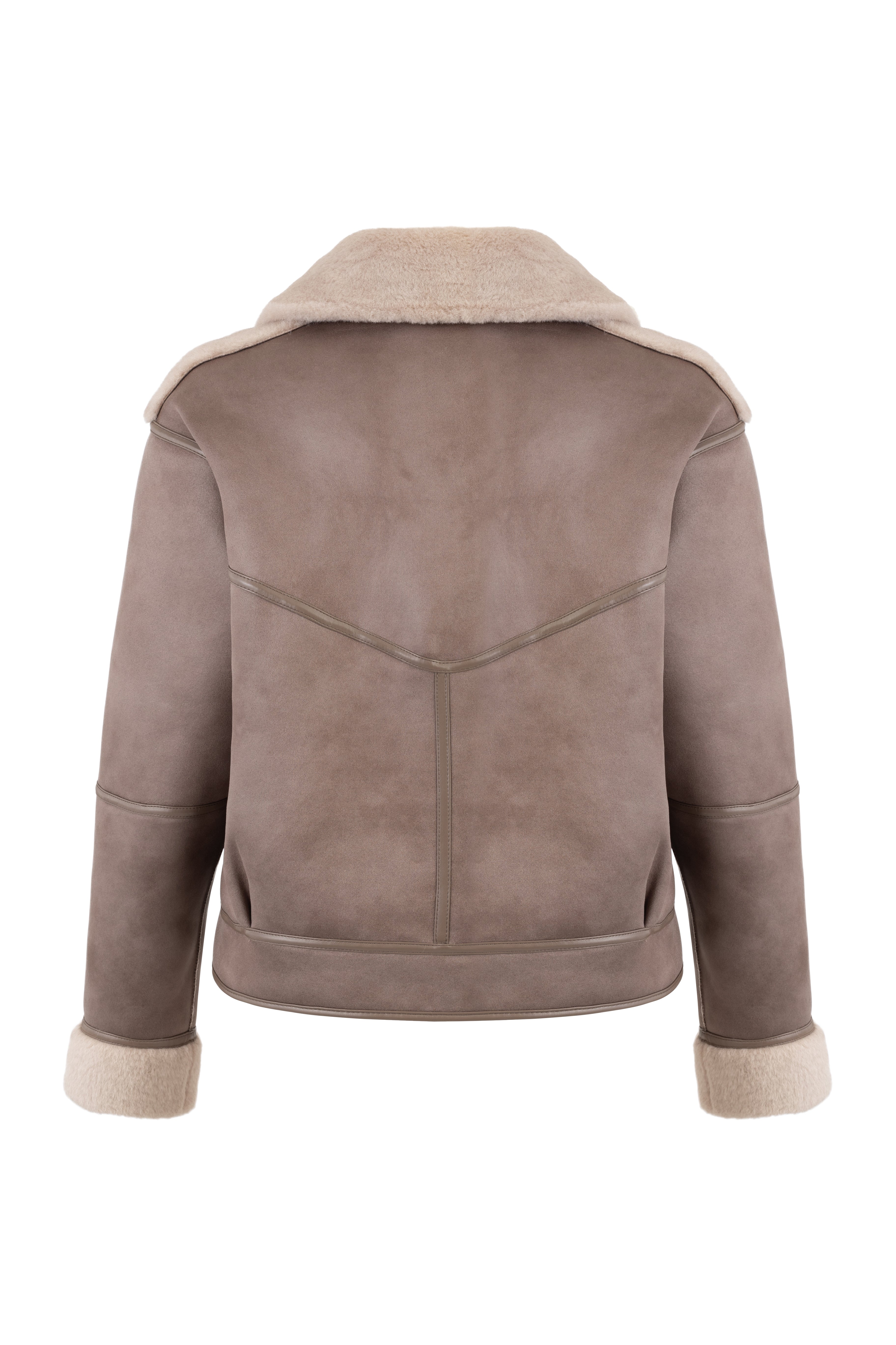 Reversible Jacket in Taupe