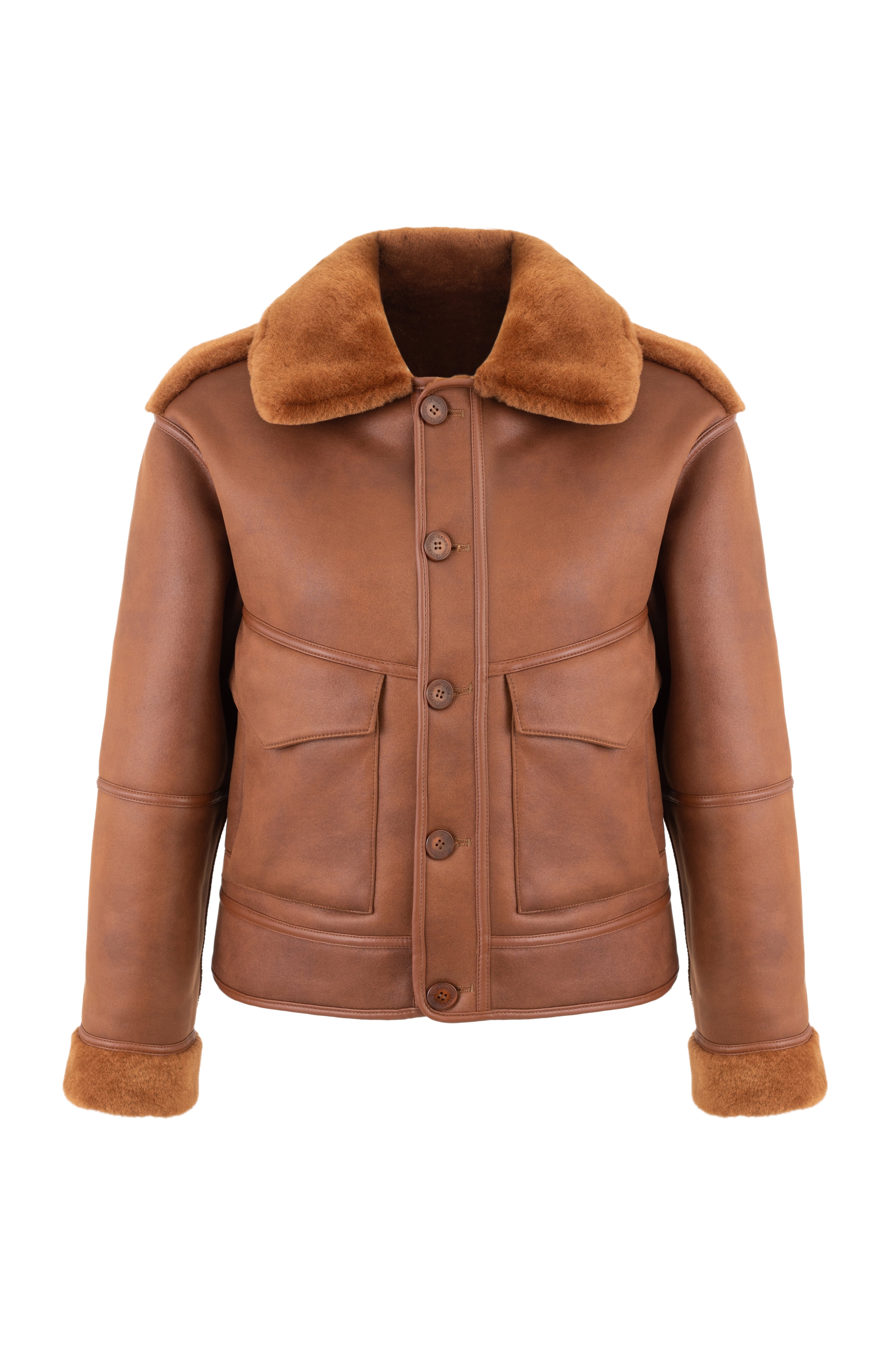 Reversible Jacket in Toffee
