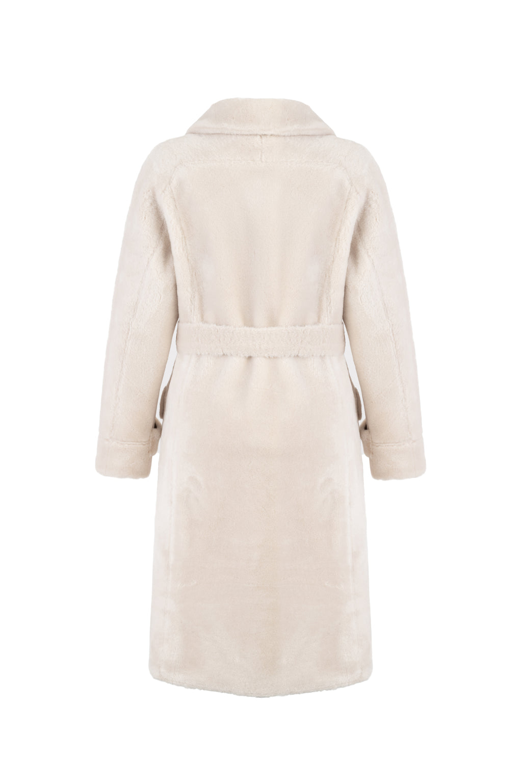 Reversible Raglan Coat in Rice