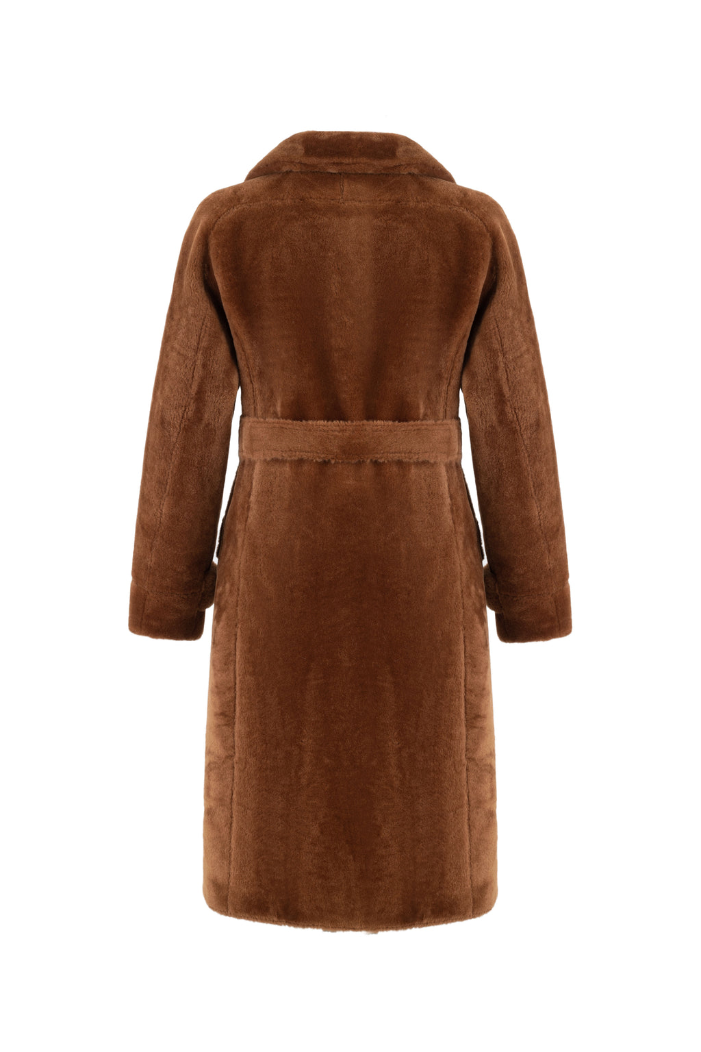 Reversible Raglan Coat in Toffee