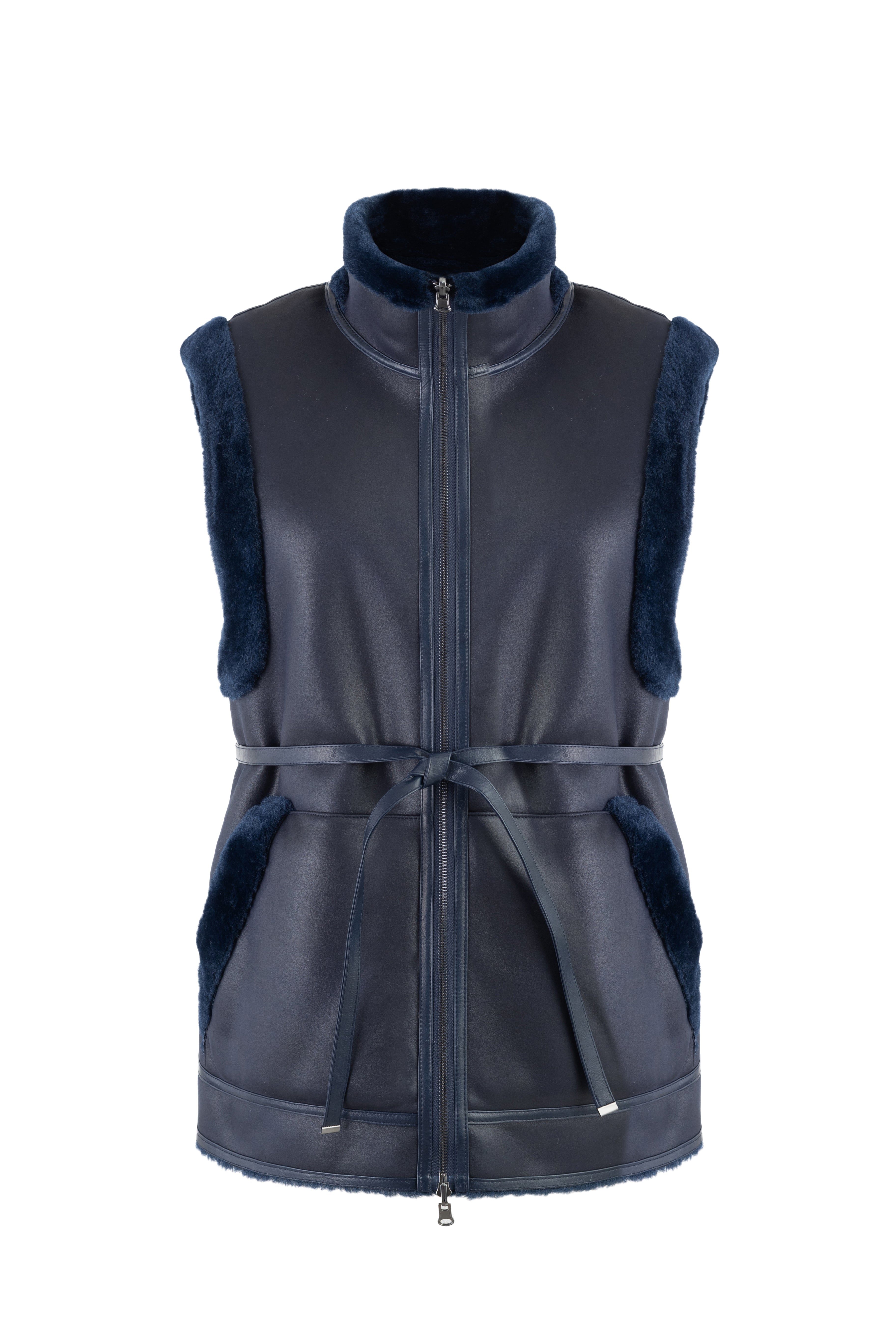 Reversible Gilet in Navy