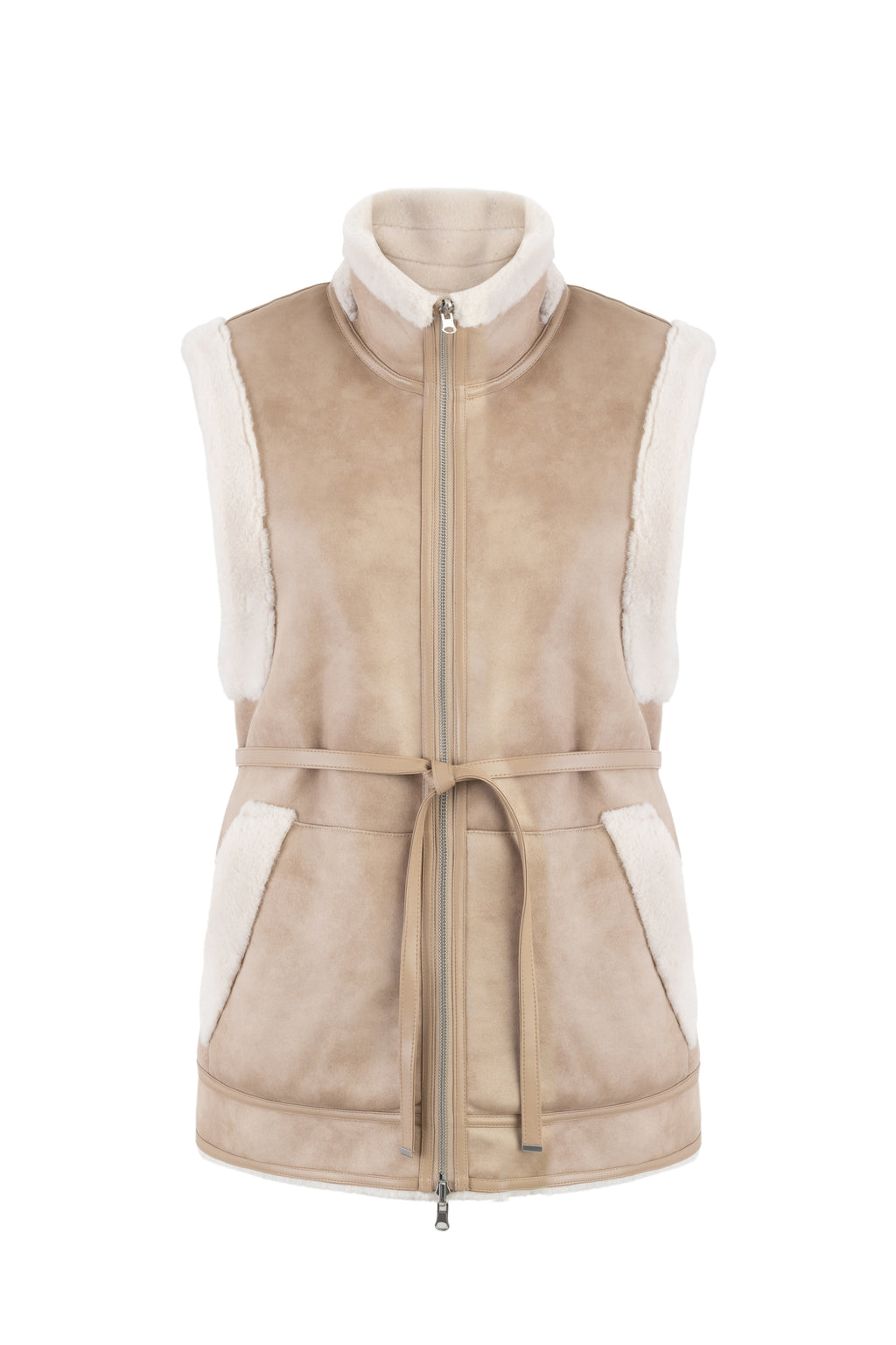 Reversible Gilet in Rice
