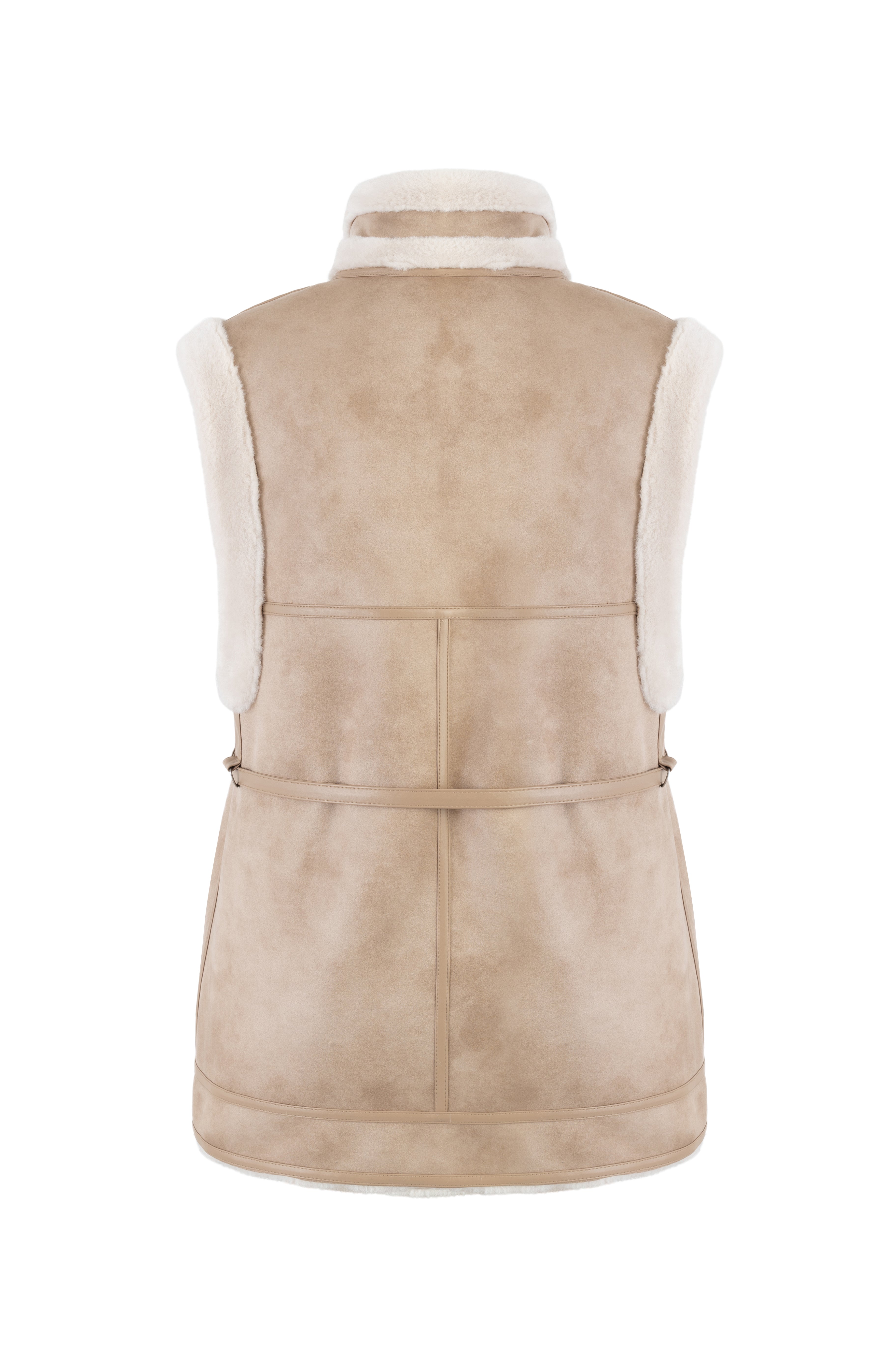 Reversible Gilet in Rice