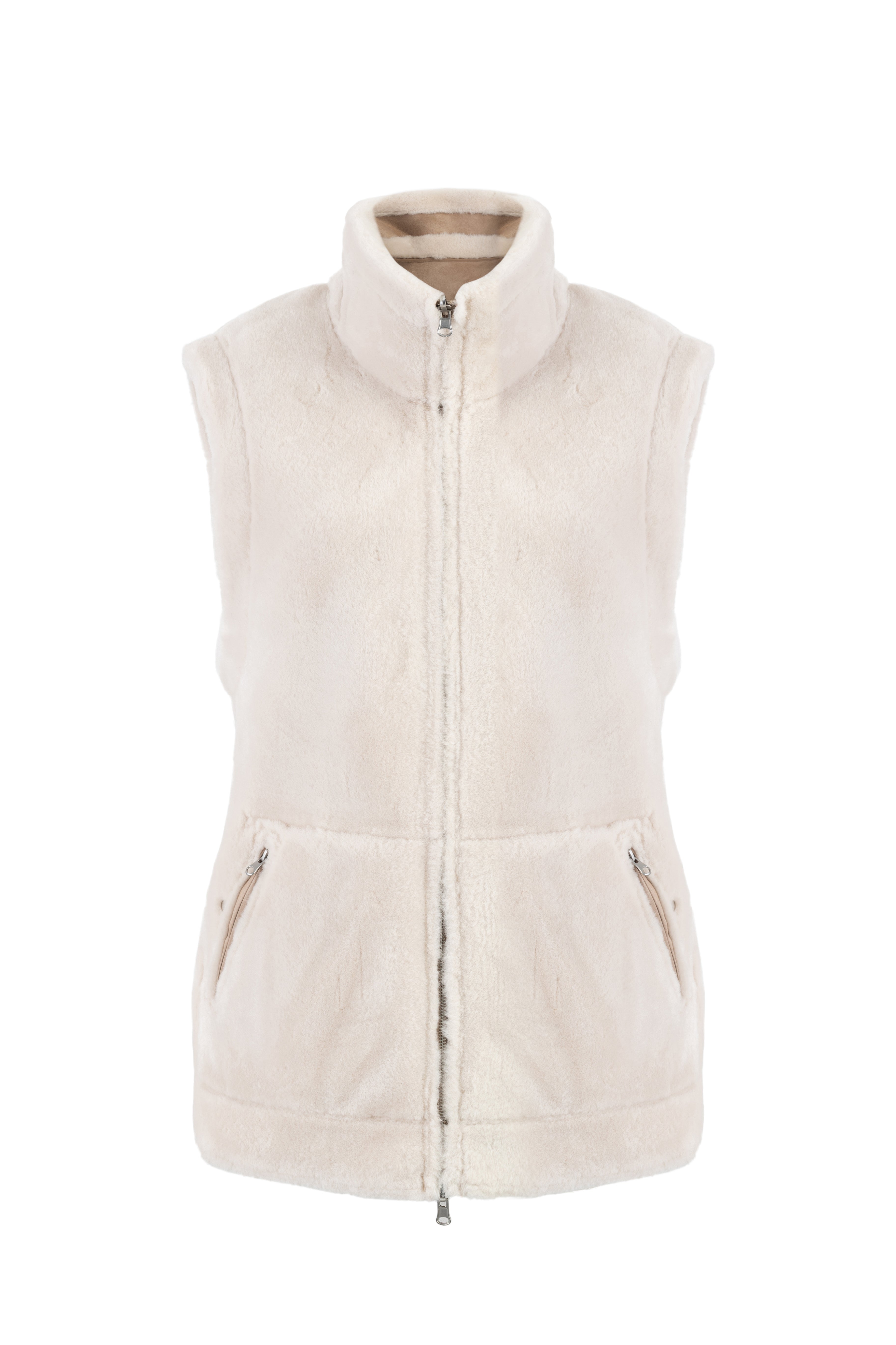 Reversible Gilet in Rice