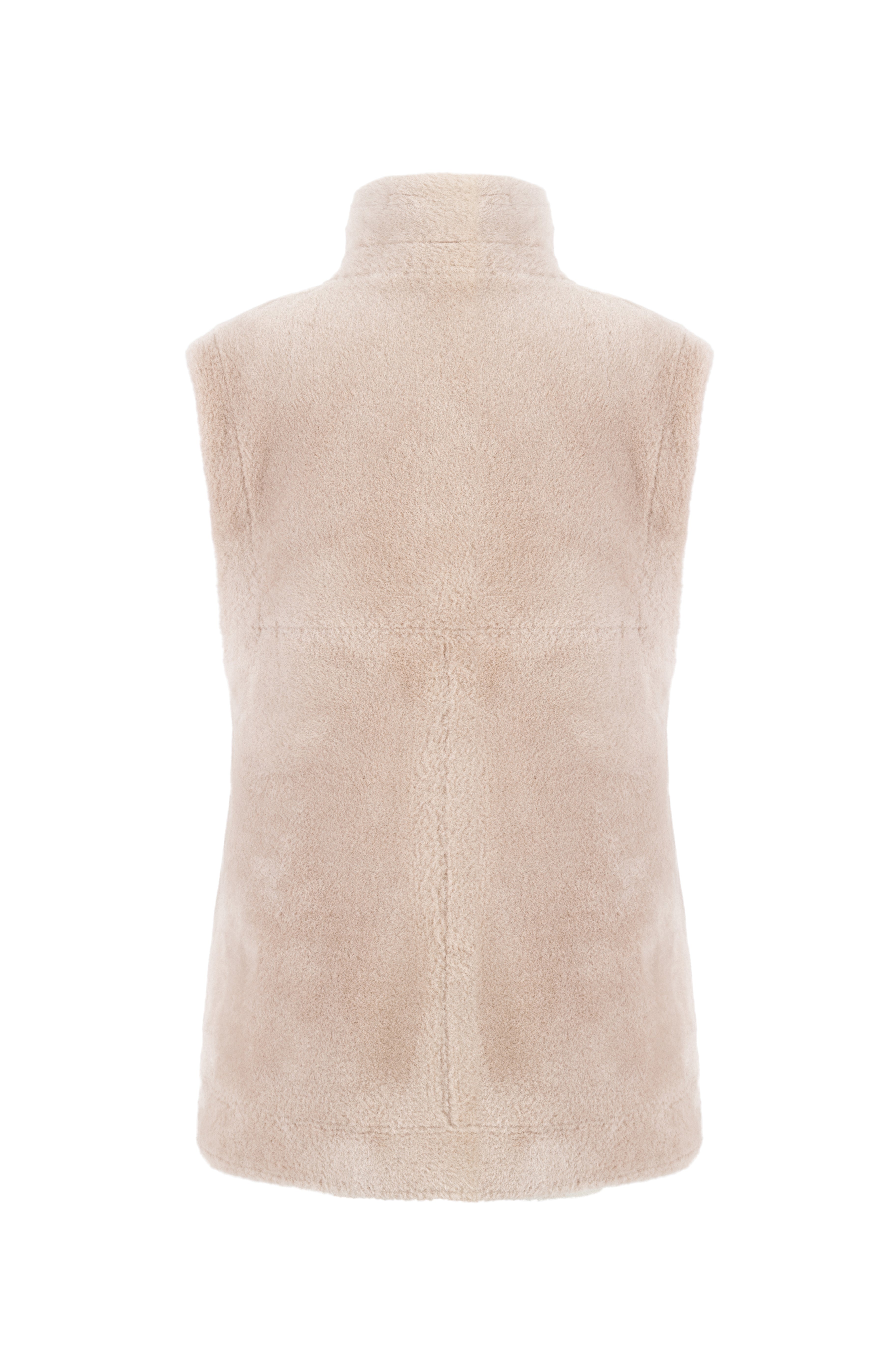 Reversible Gilet in Taupe