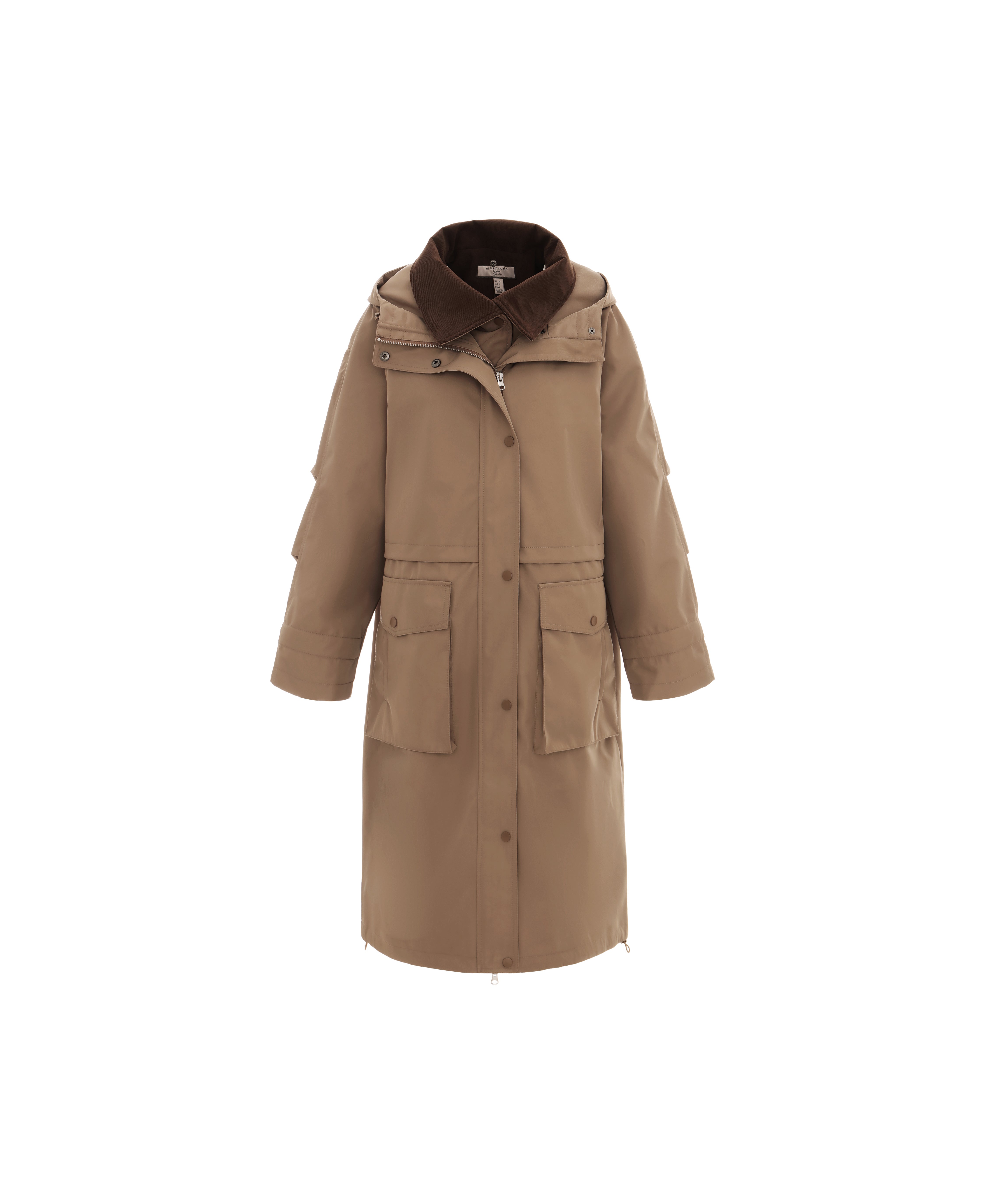 Long Parka in Camel – Urbancode London