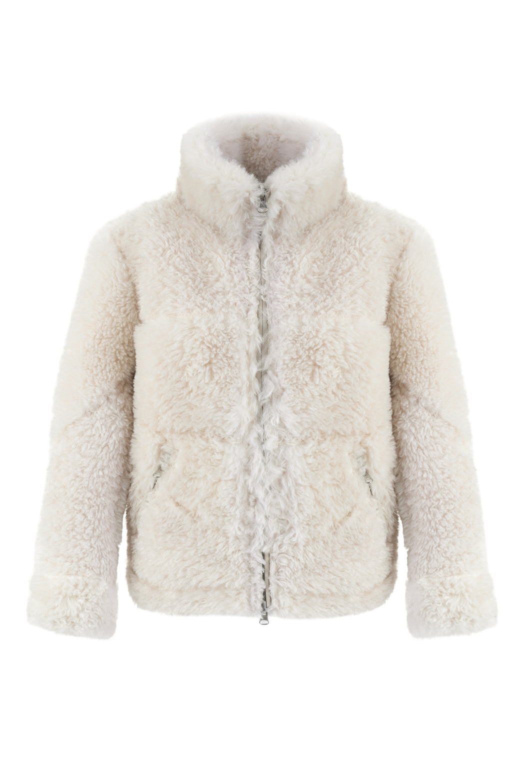 Reversible Aviator Jacket in Chalky