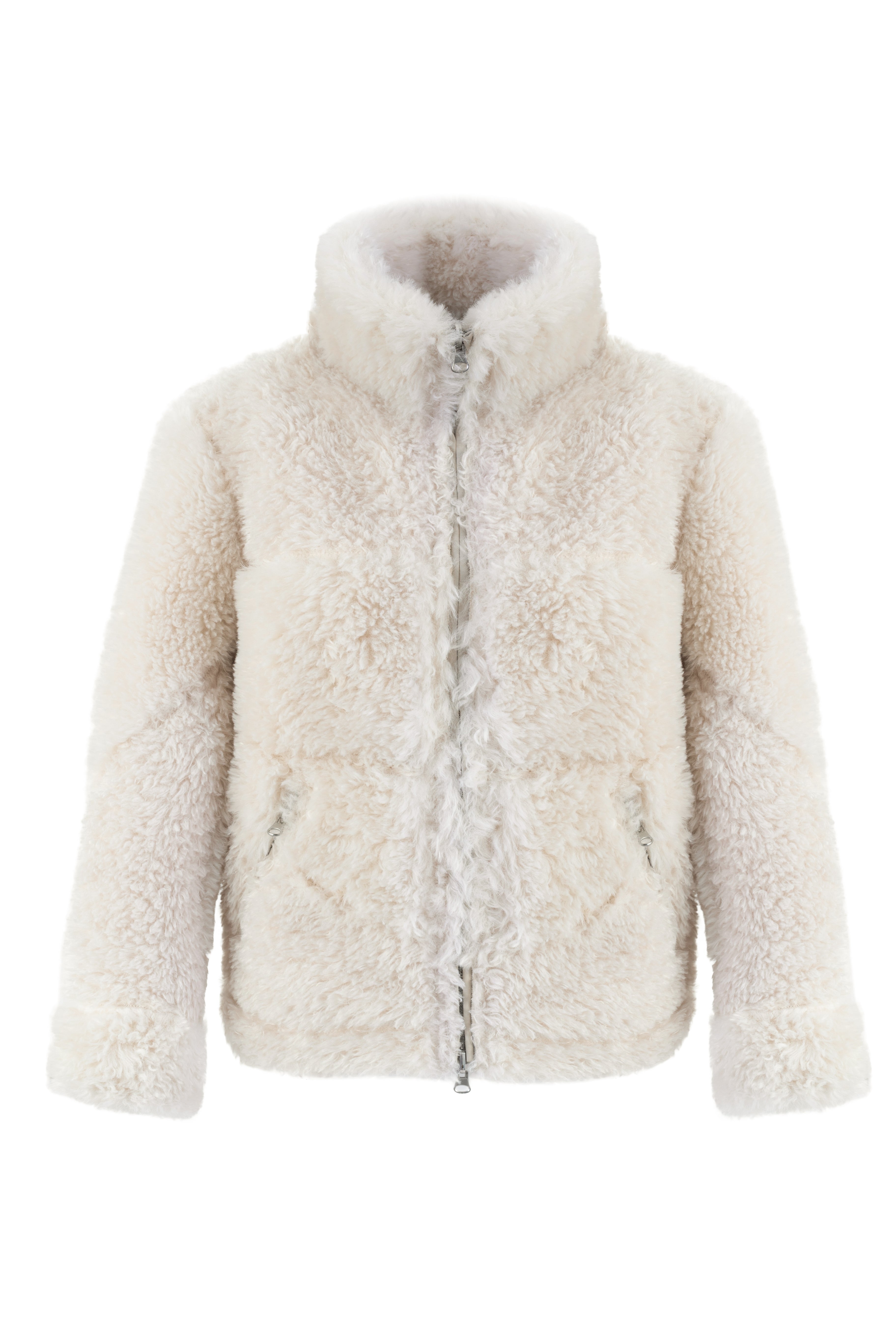 Reversible Aviator Jacket in Chalky