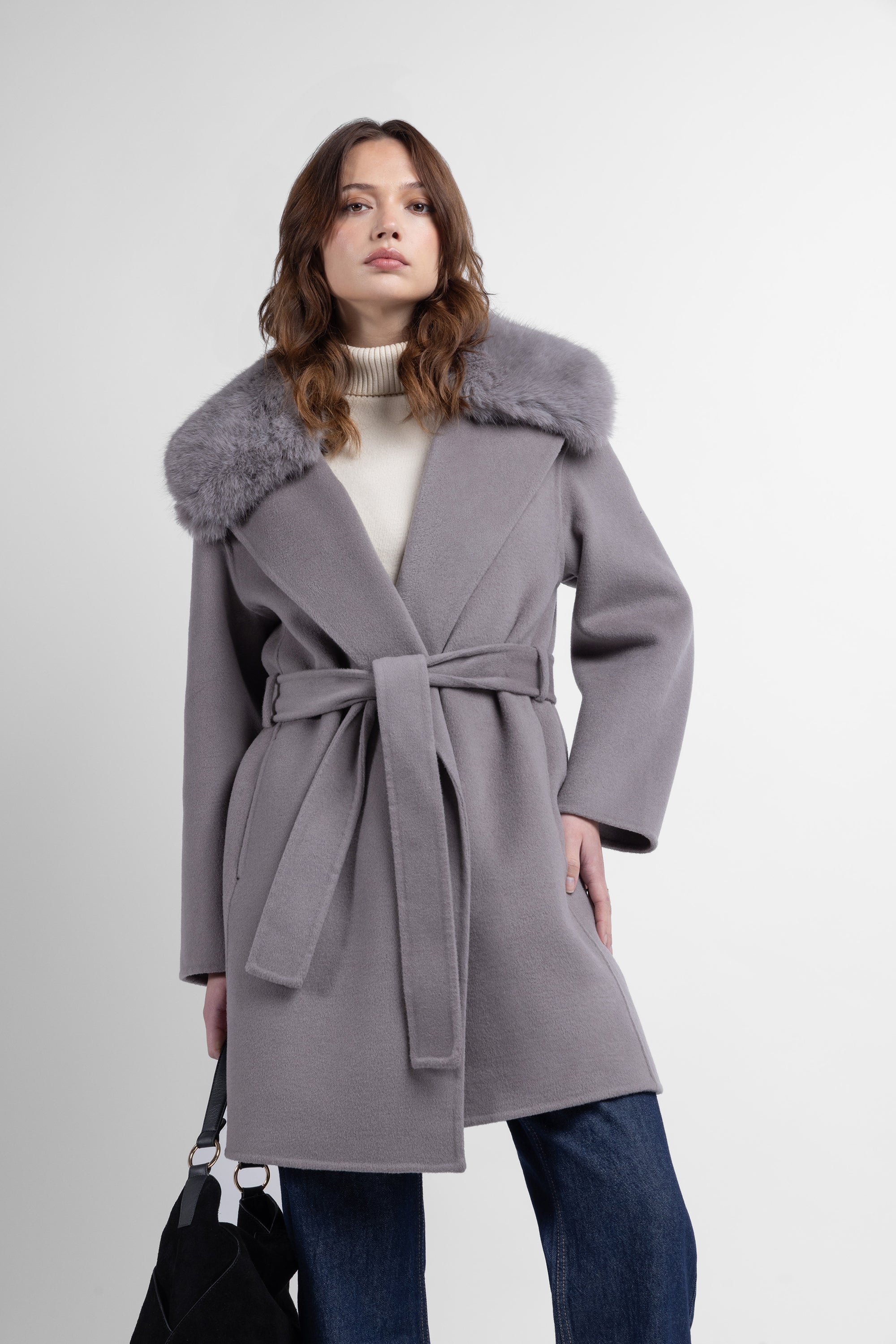 Wool coat in Koala