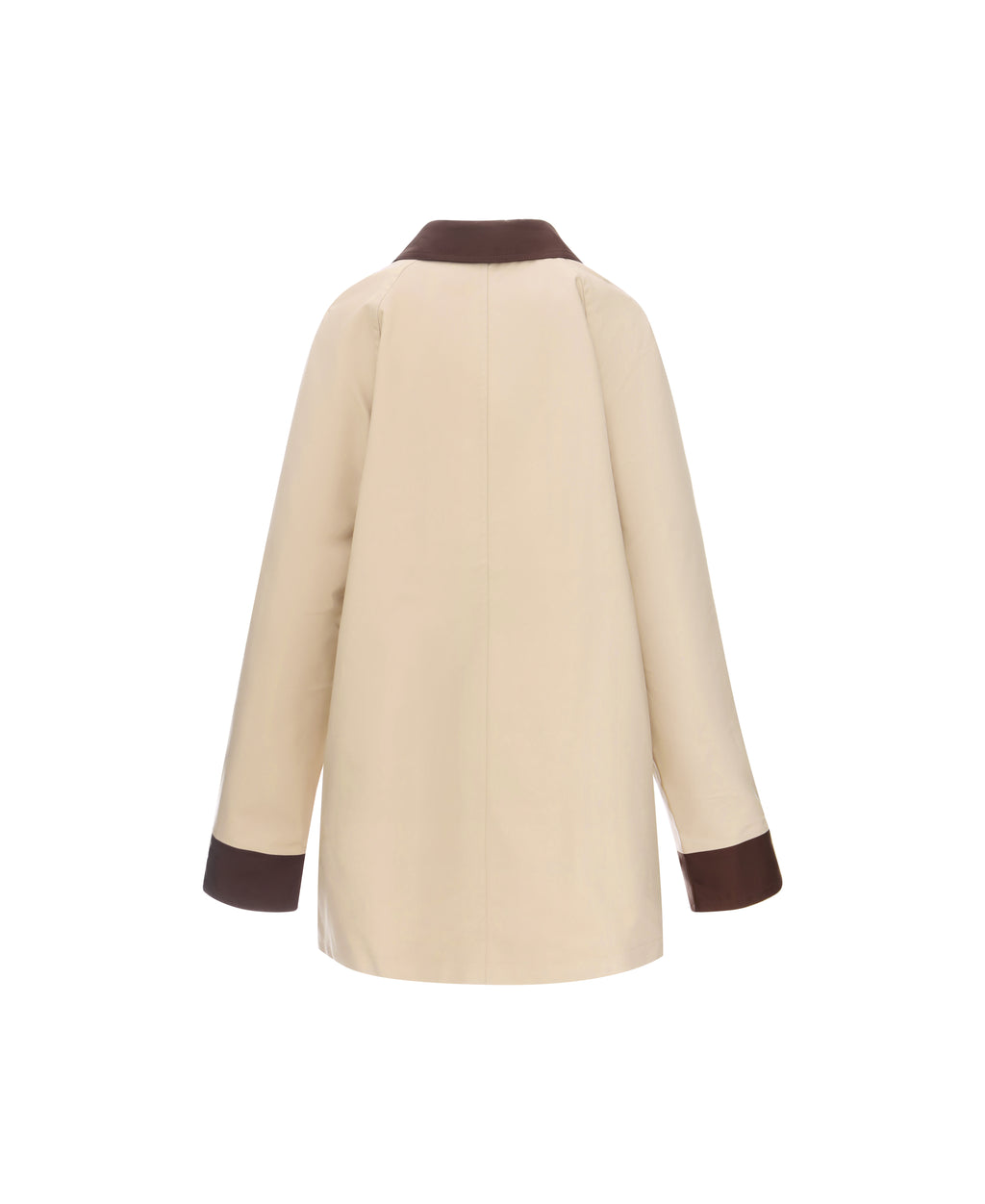 Reversible Short Mac in Vanilla & Check