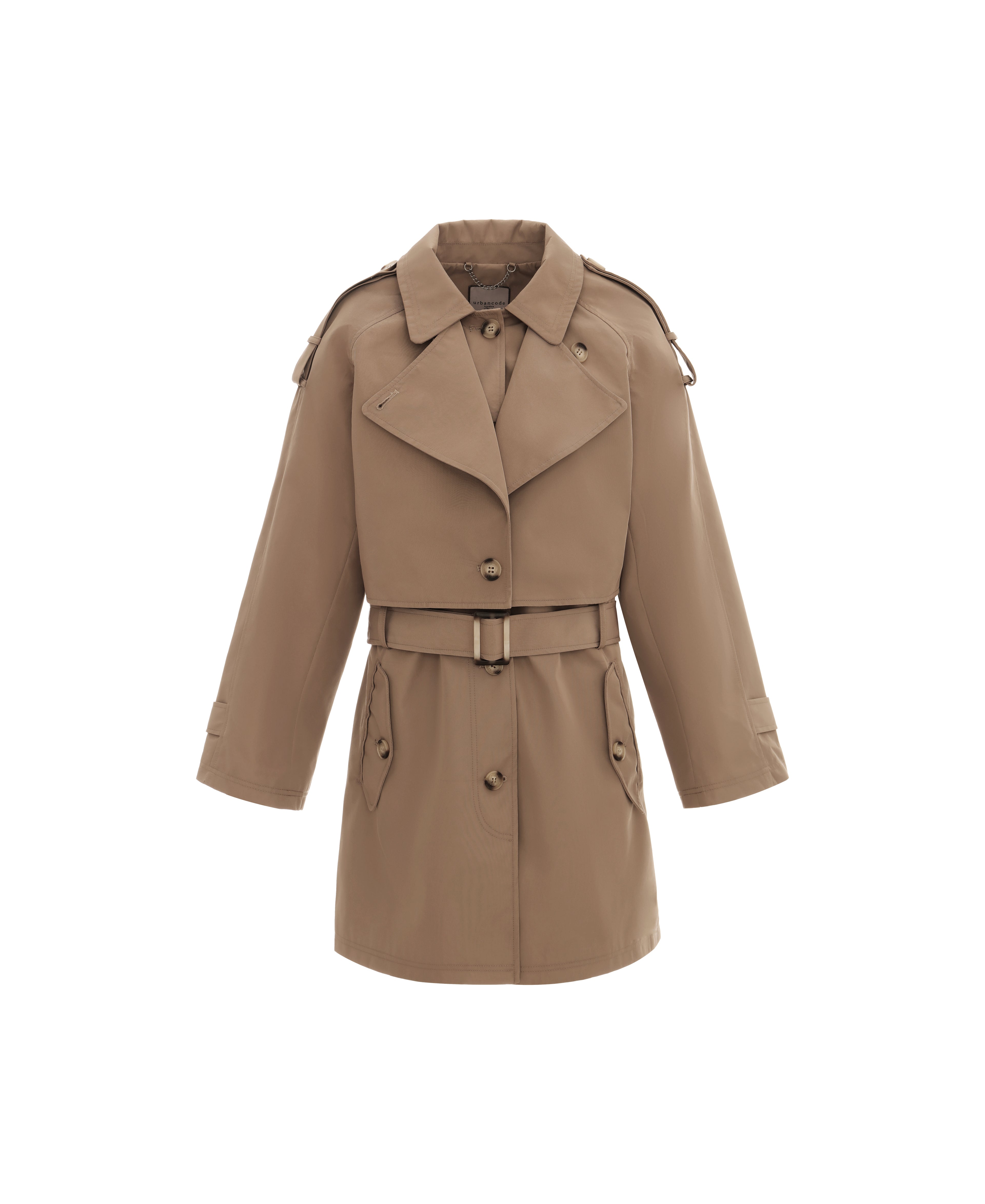 Two Part Trench Coat in Camel
