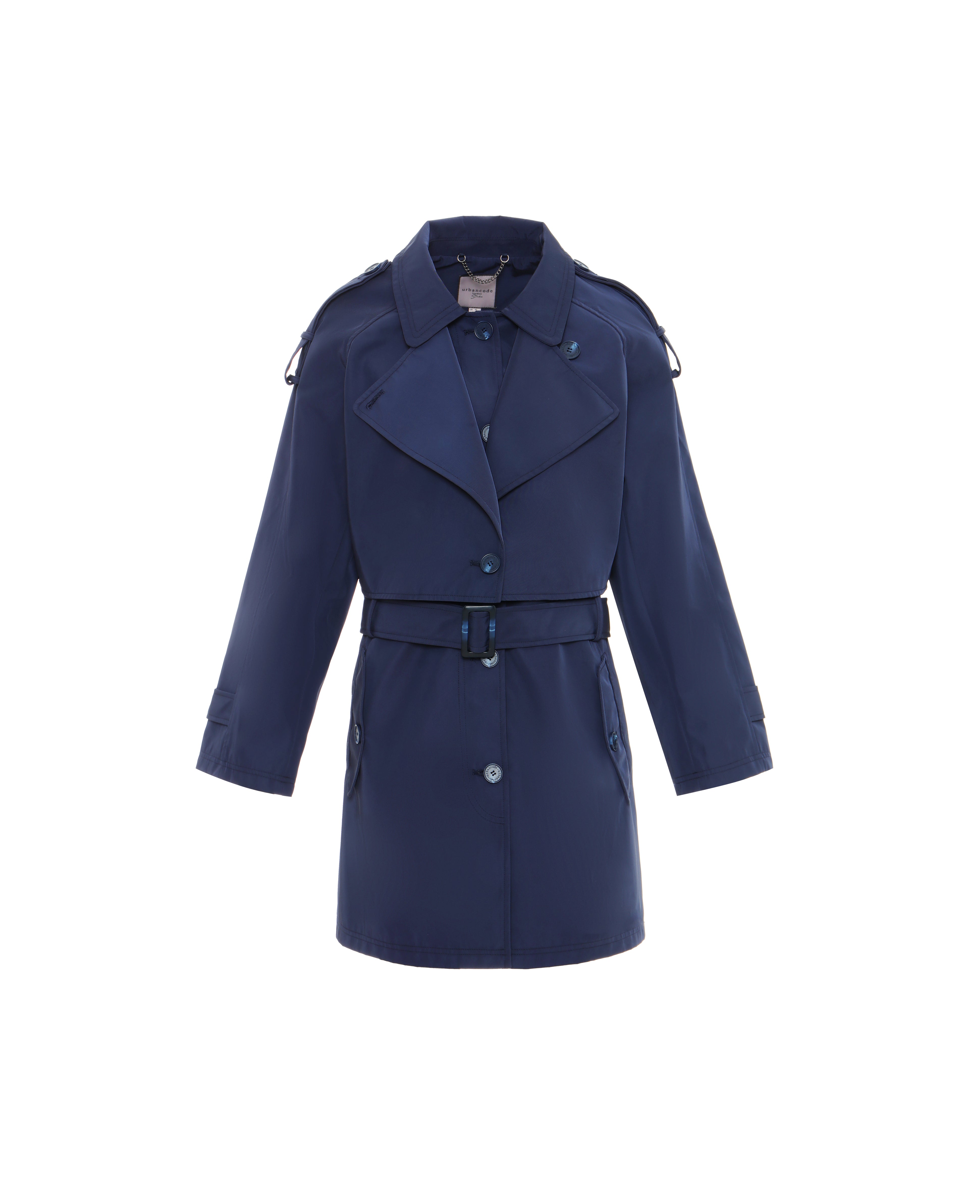 Two Part Trench Coat in Navy