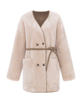 Collarless Merino in Chalk/Sand