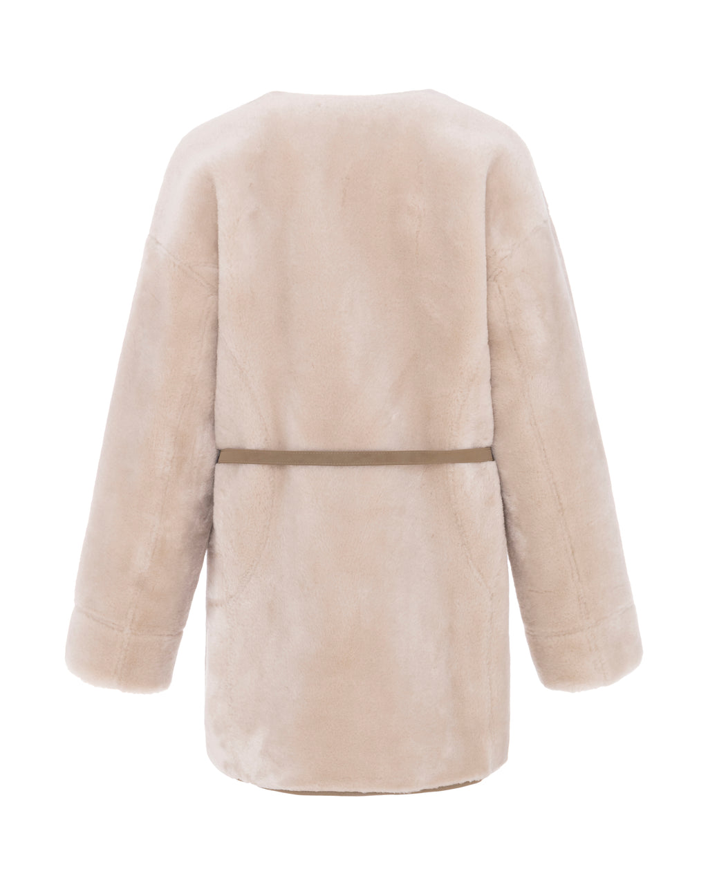 Collarless Merino in Chalk/Sand