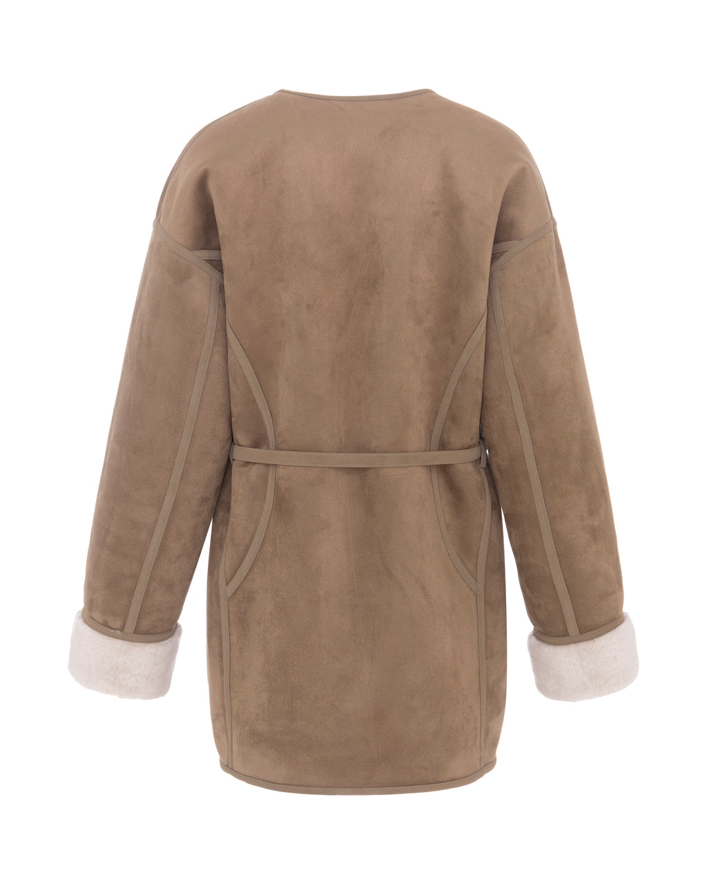 Collarless Merino in Chalk/Sand