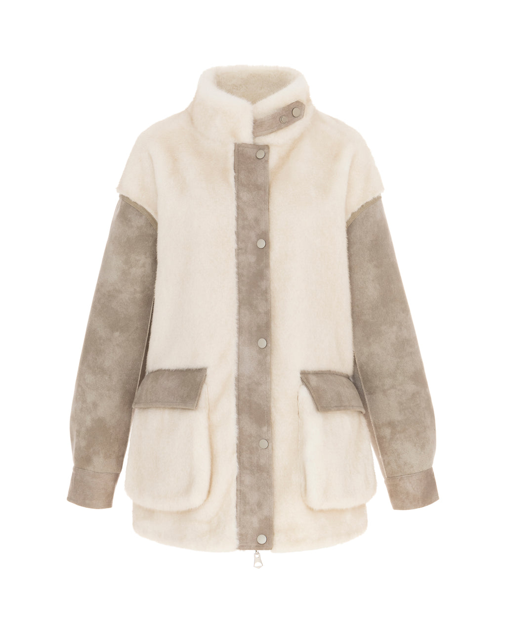 Reversible Barn Jacket in Cashew/Cream