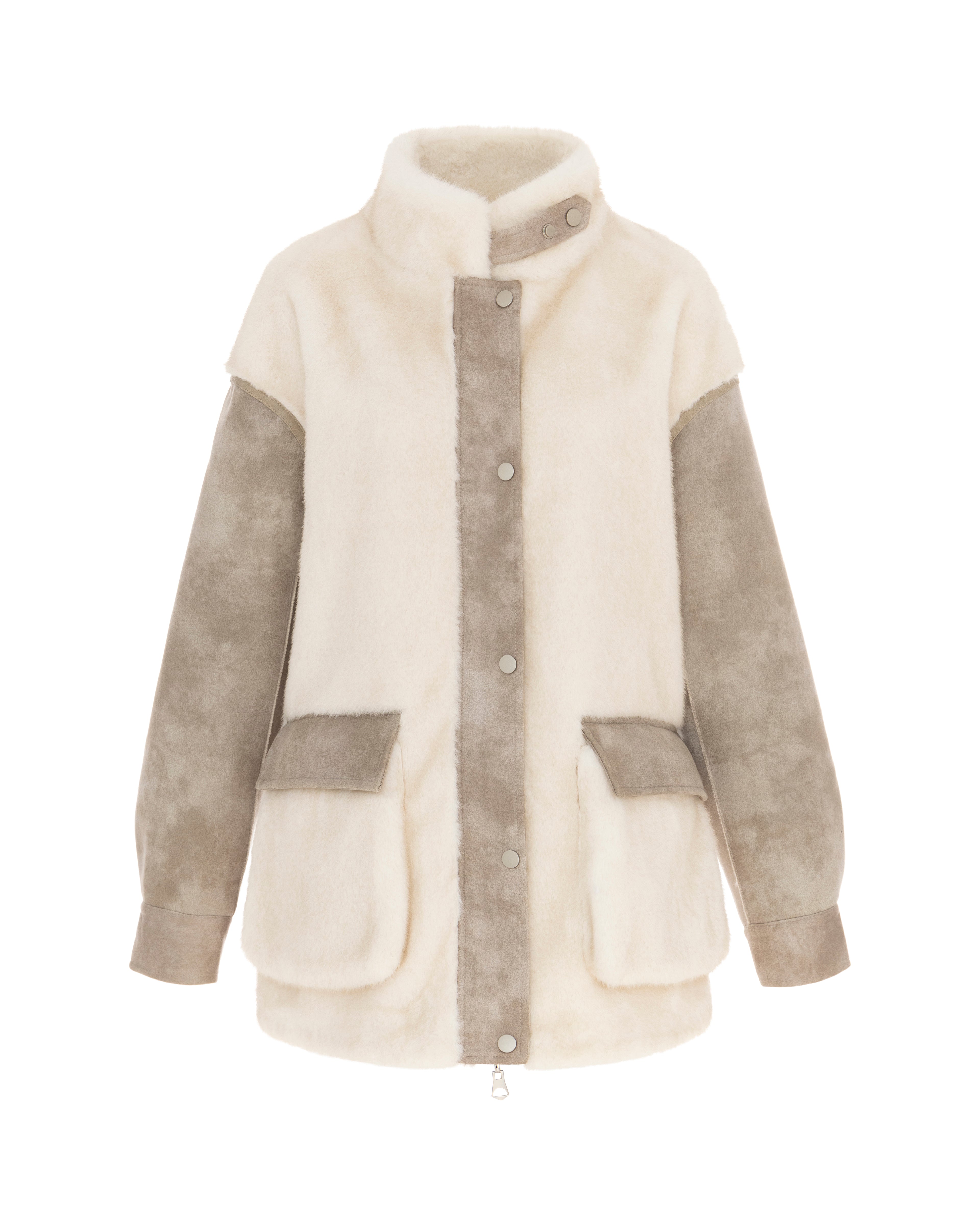Reversible Barn Jacket in Cashew/Cream