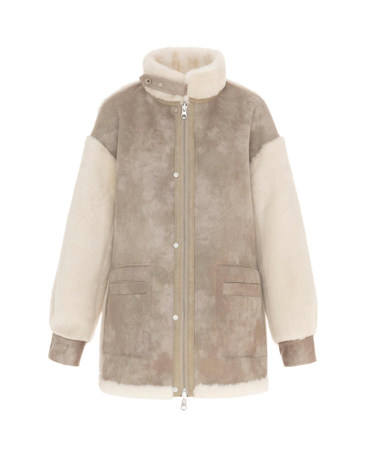 Reversible Barn Jacket in Cashew/Cream