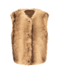 Bonded Waistcoat Chinchilla in Tan/Multi