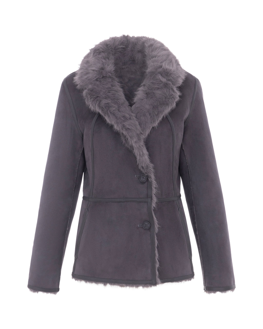 Reversible Krazy Kitten Blazer in Steel