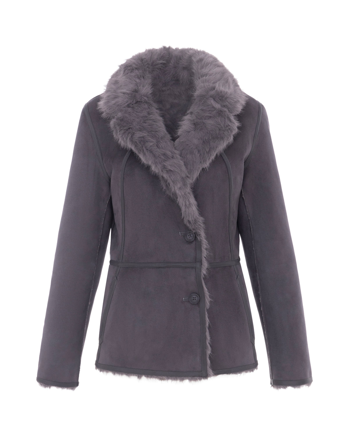 Reversible Krazy Kitten Blazer in Steel