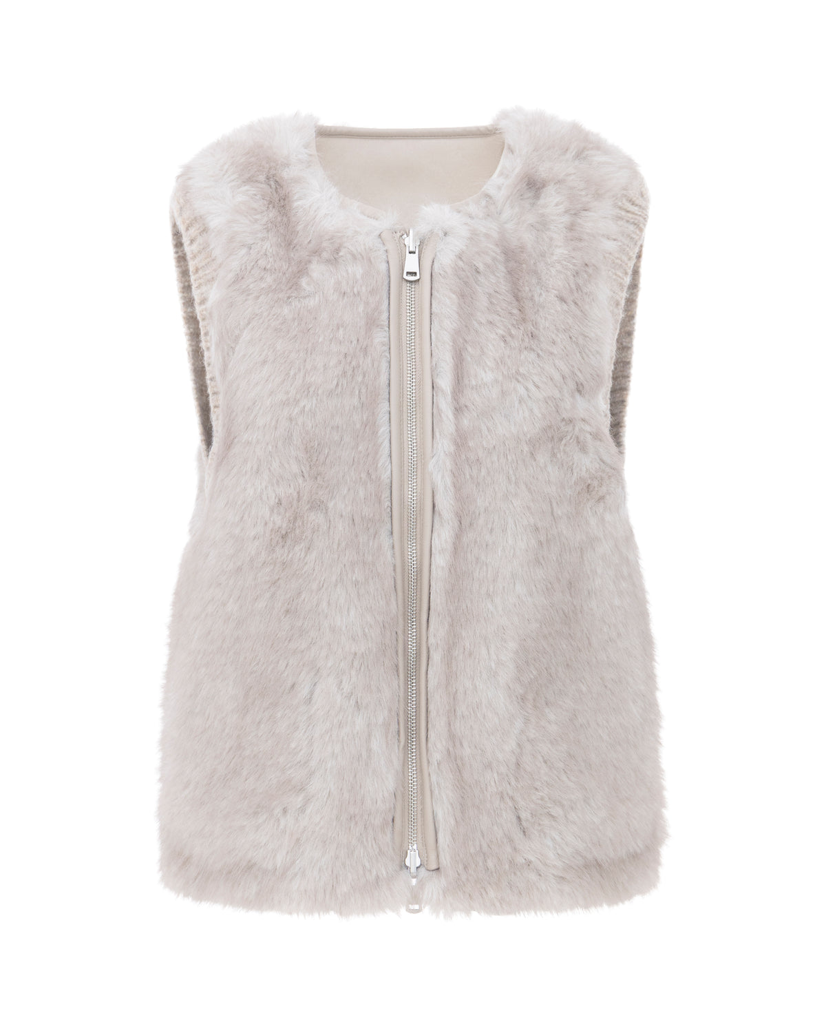 Reversible Toscana Gilet in Polar Bear