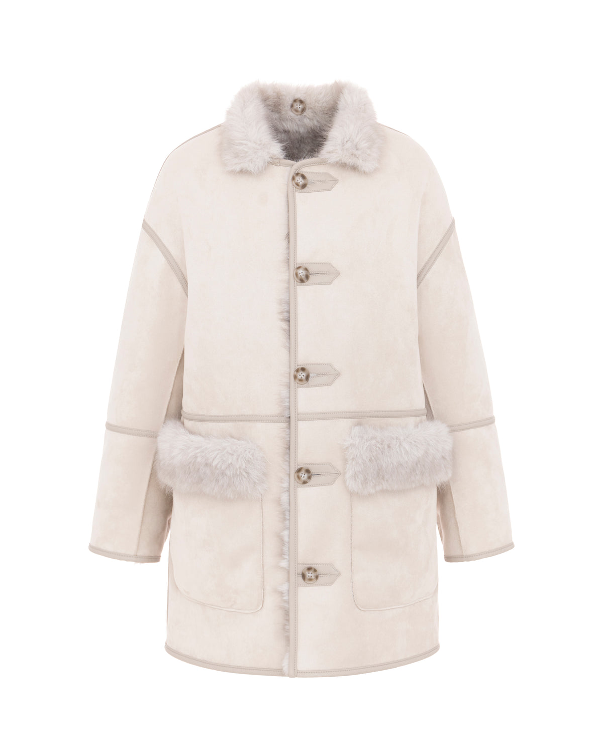 Toscana Coat in Polar Bear