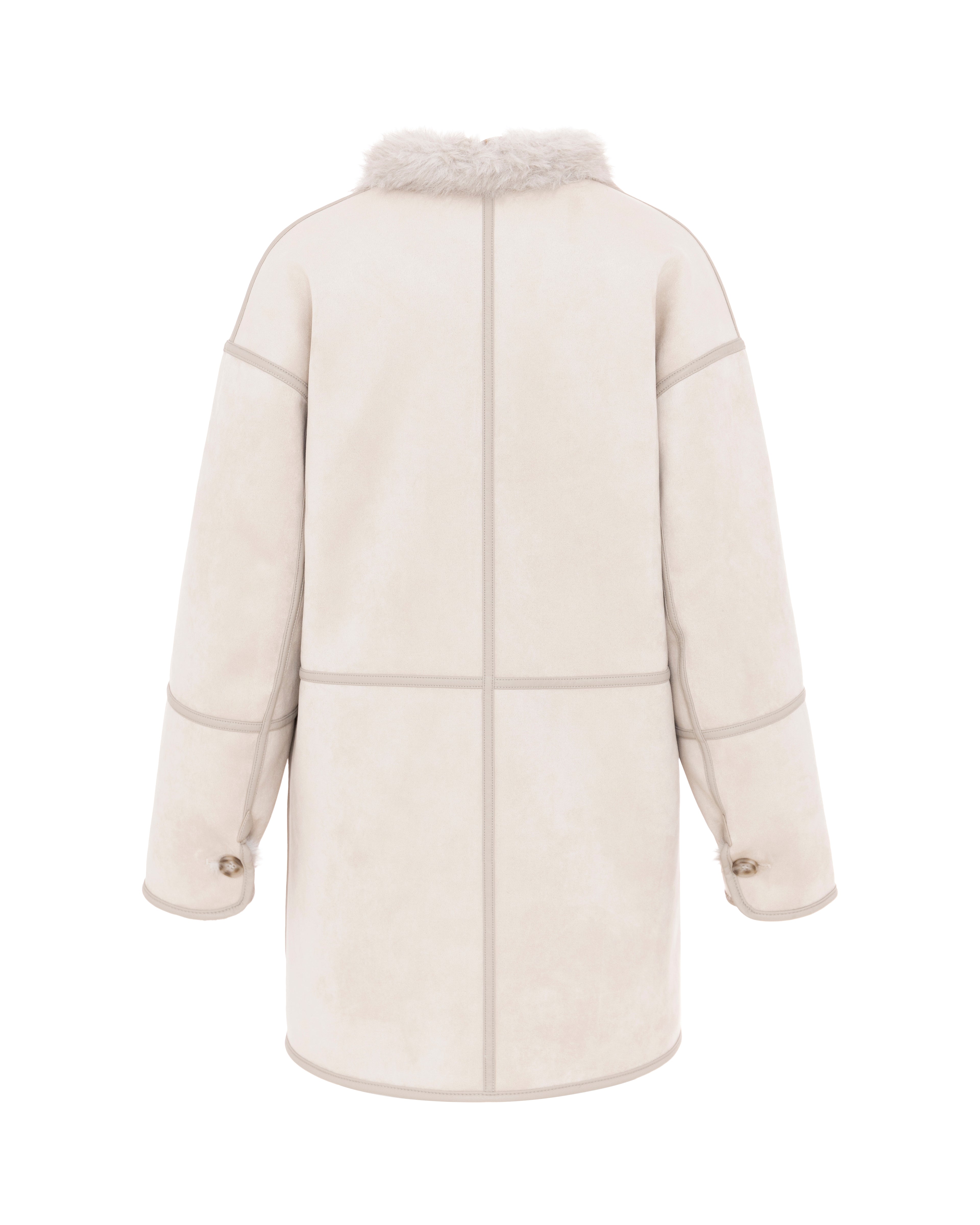 Toscana Coat in Polar Bear