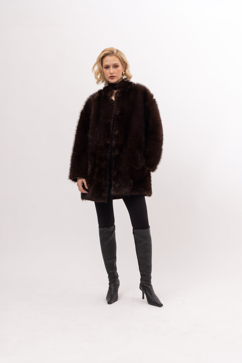 Toscana Coat in Truffle