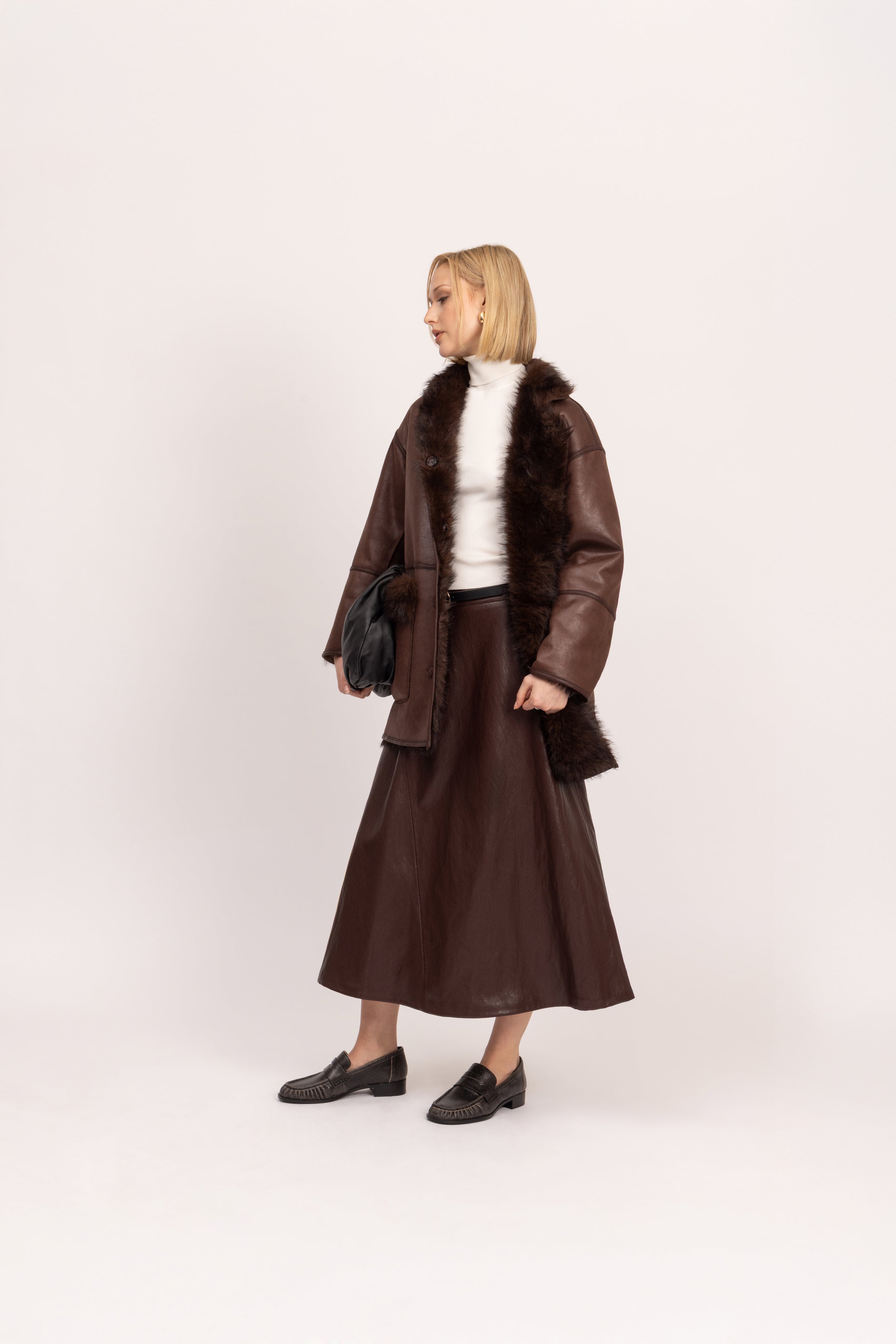 Toscana Coat in Truffle