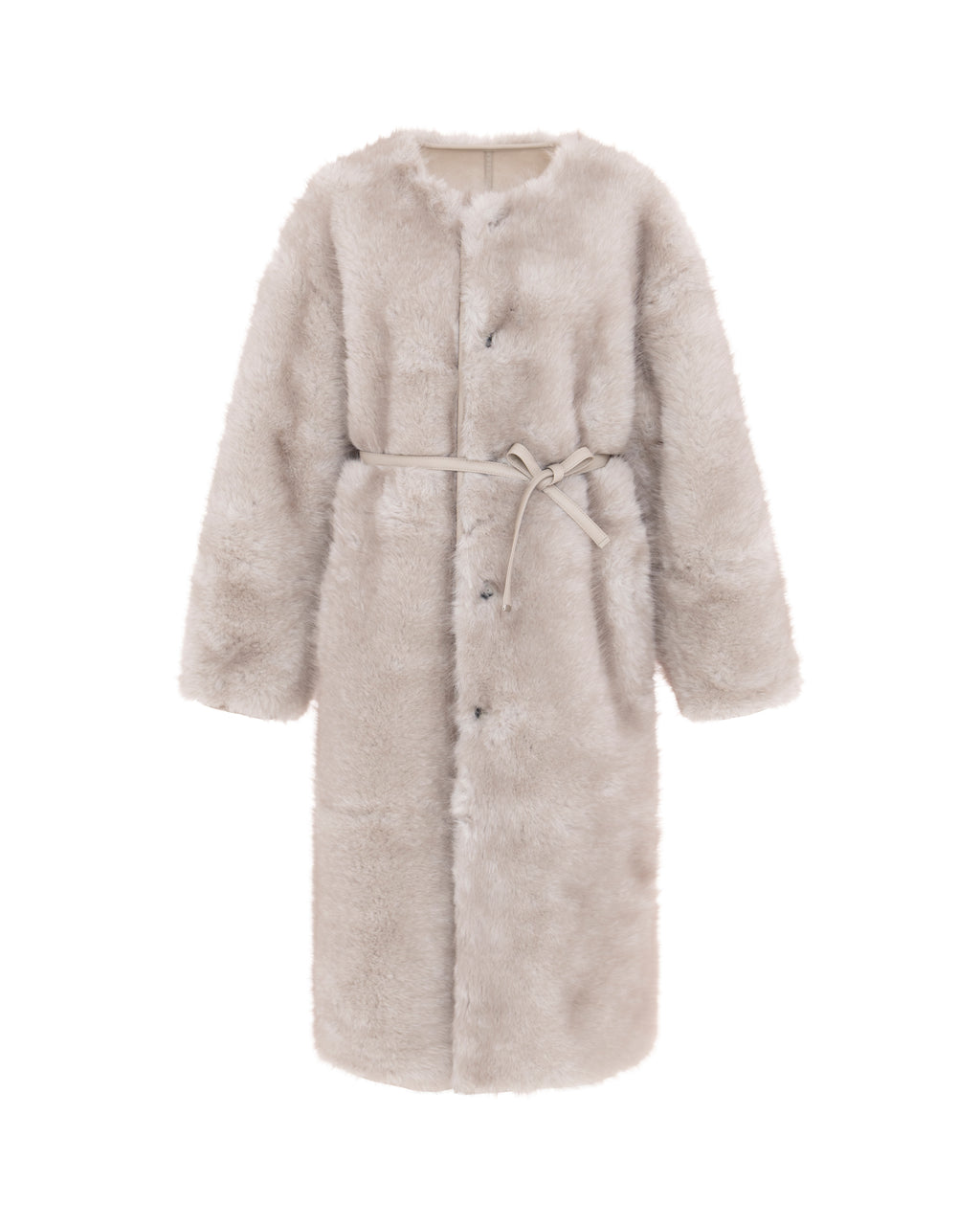 Toscana Barrel Sleeve Coat in Polar Bear