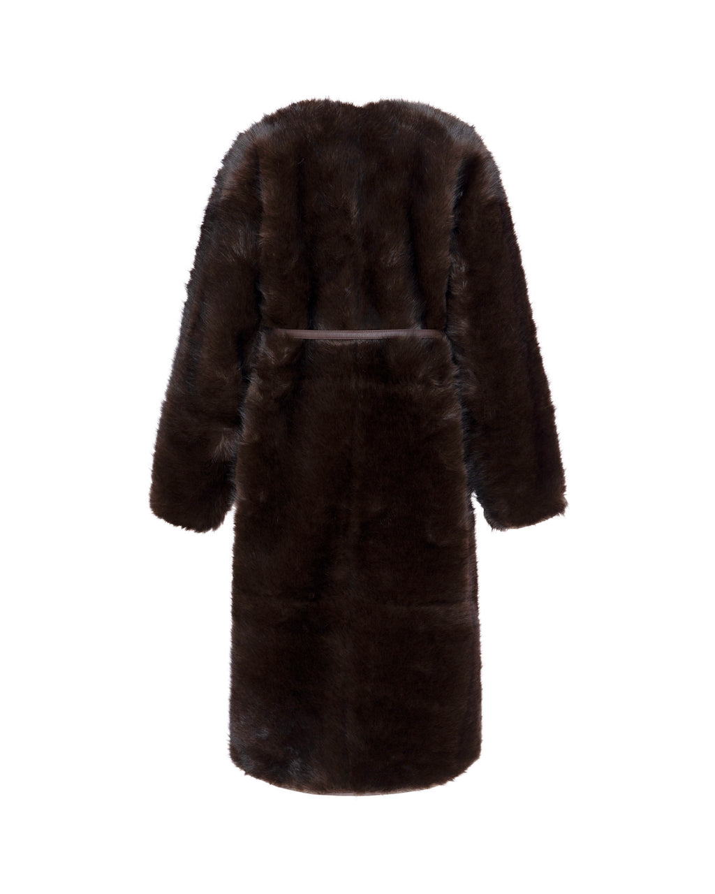 Toscana Barrel Sleeve Coat in Truffle