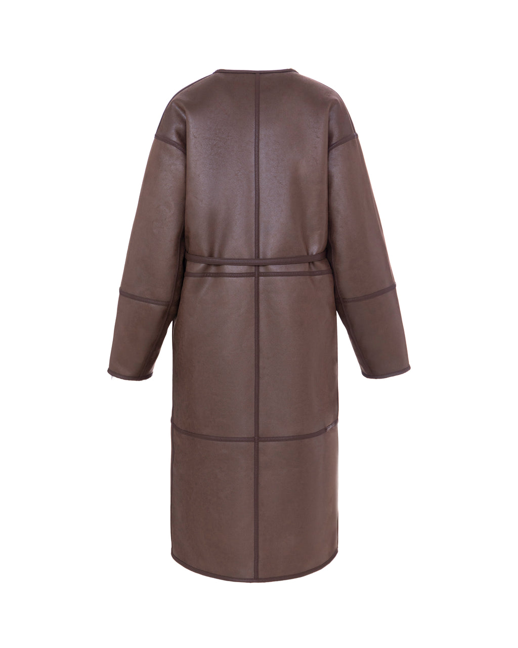 Toscana Barrel Sleeve Coat in Truffle