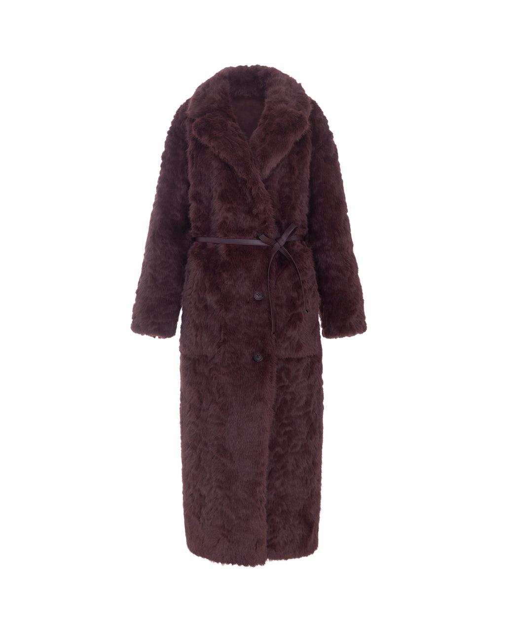 Reversible Krazy Kitten Coat in Balsamic