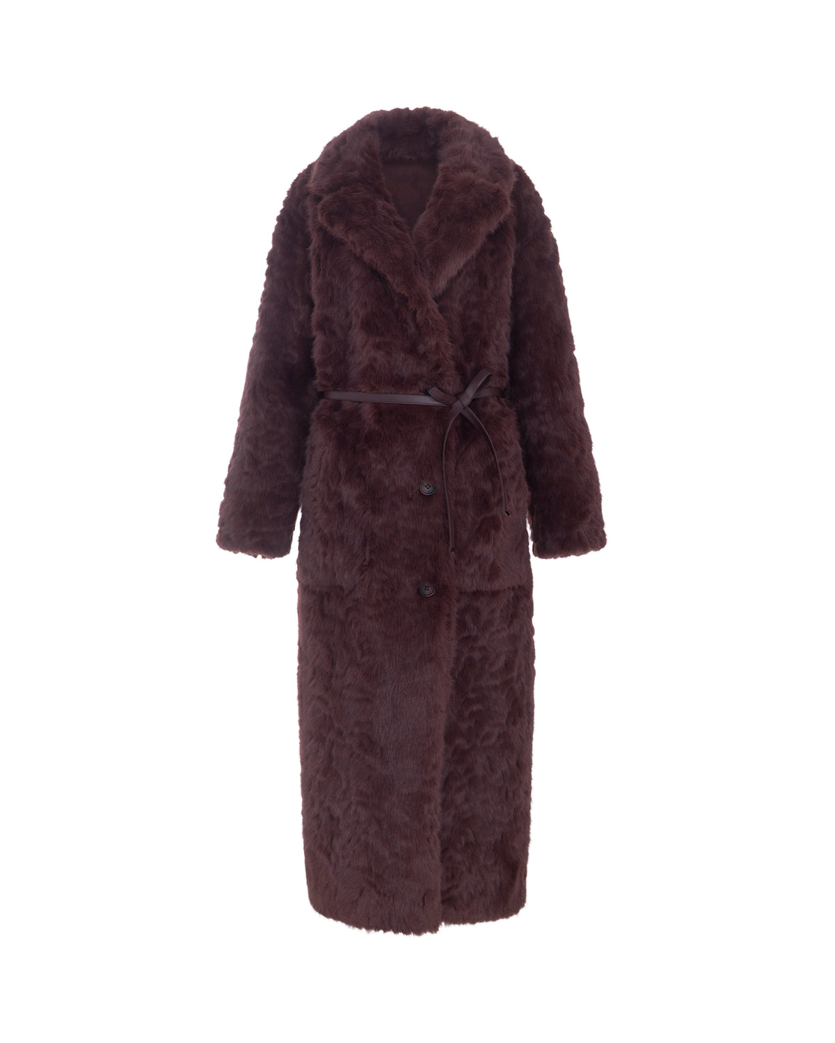Reversible Krazy Kitten Coat in Balsamic