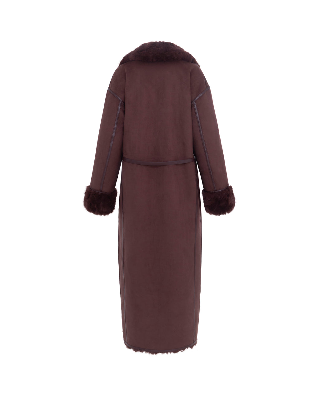 Reversible Krazy Kitten Coat in Balsamic