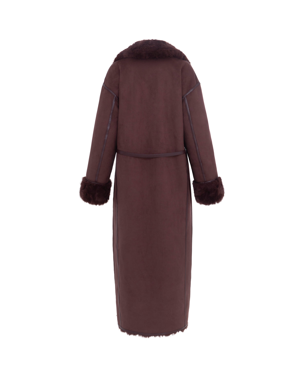Reversible Krazy Kitten Coat in Balsamic