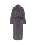 Reversible Krazy Kitten Coat in Steel